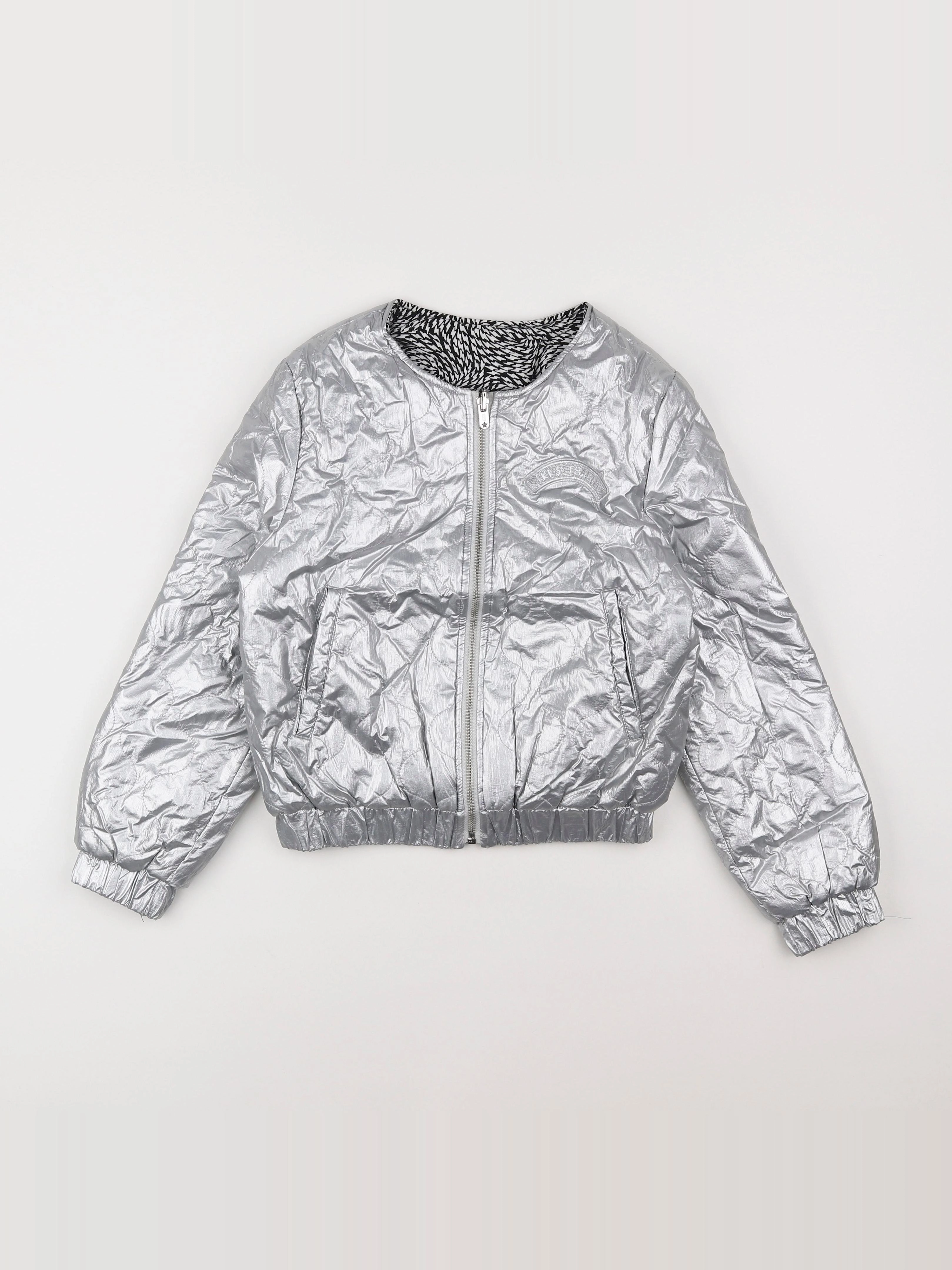 IKKS - coupe-vent réversible gris - 10 ans