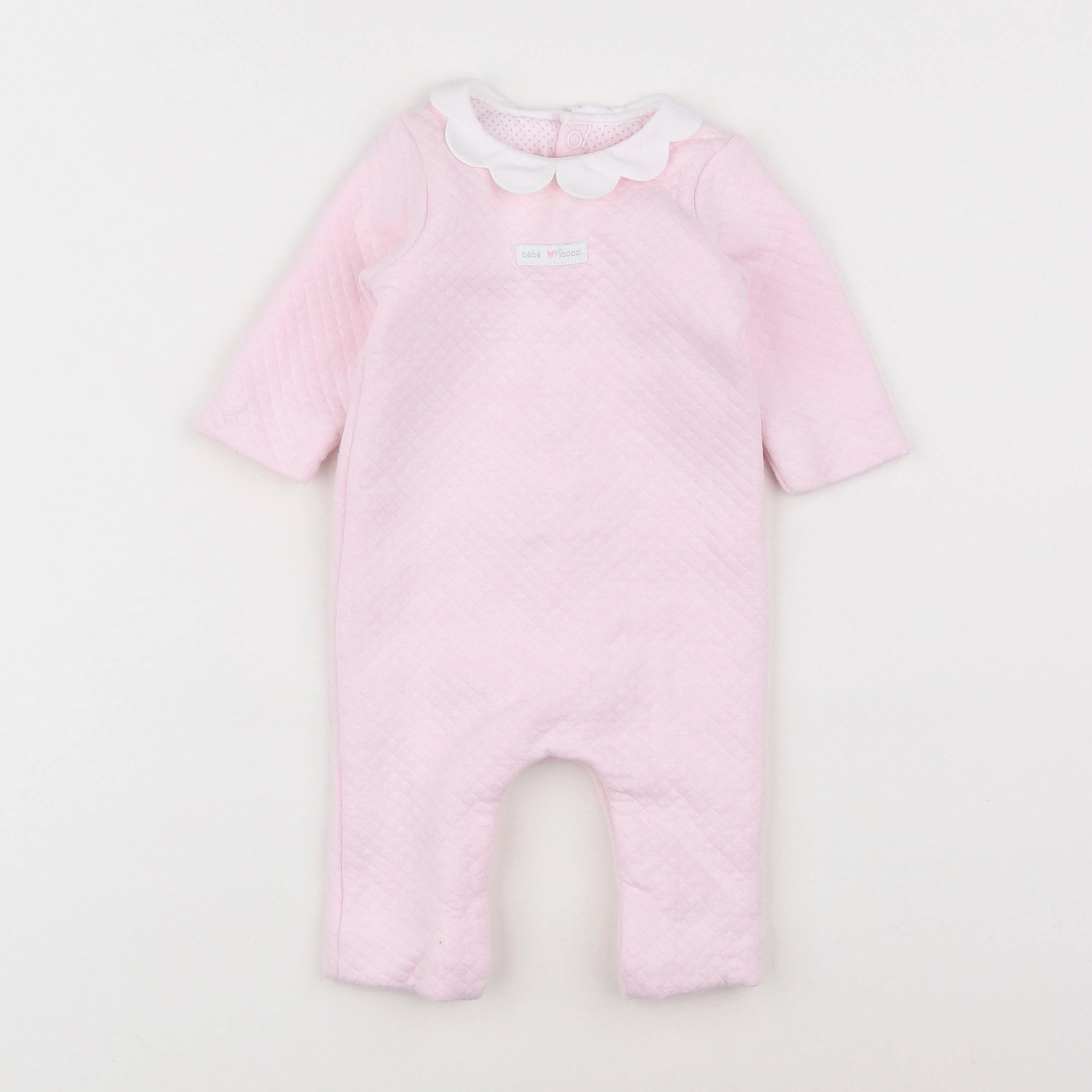 Jacadi - pyjama coton rose - 3 mois