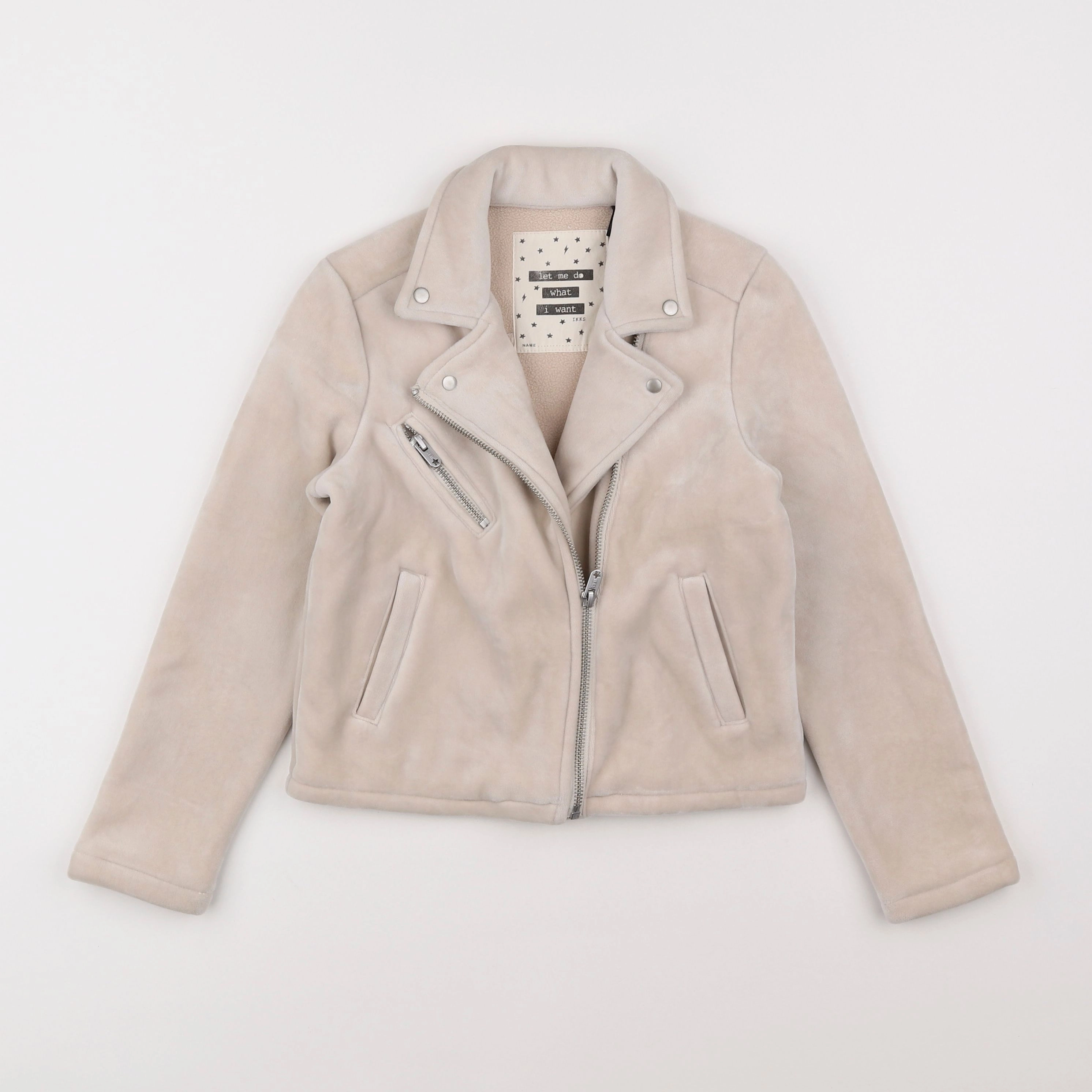 IKKS - veste beige - 8 ans