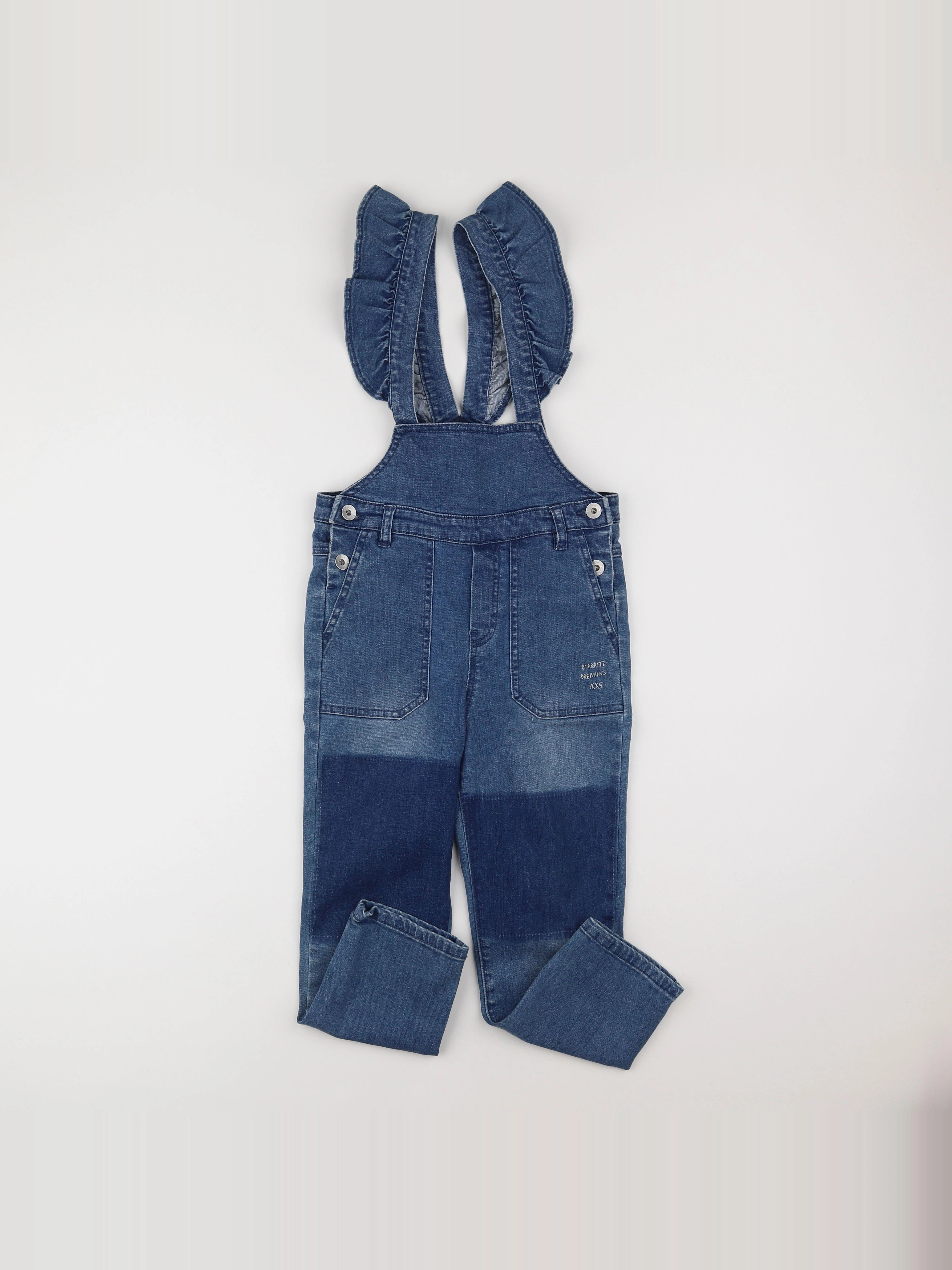 IKKS - salopette bleu - 8 ans