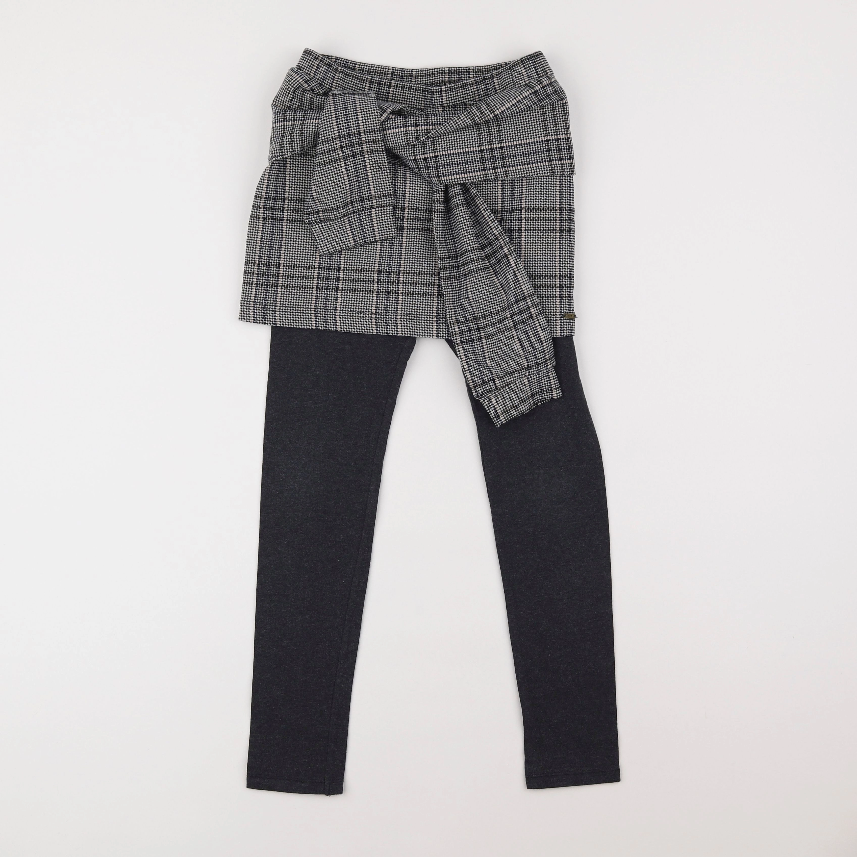 IKKS - legging gris - 8/9 ans