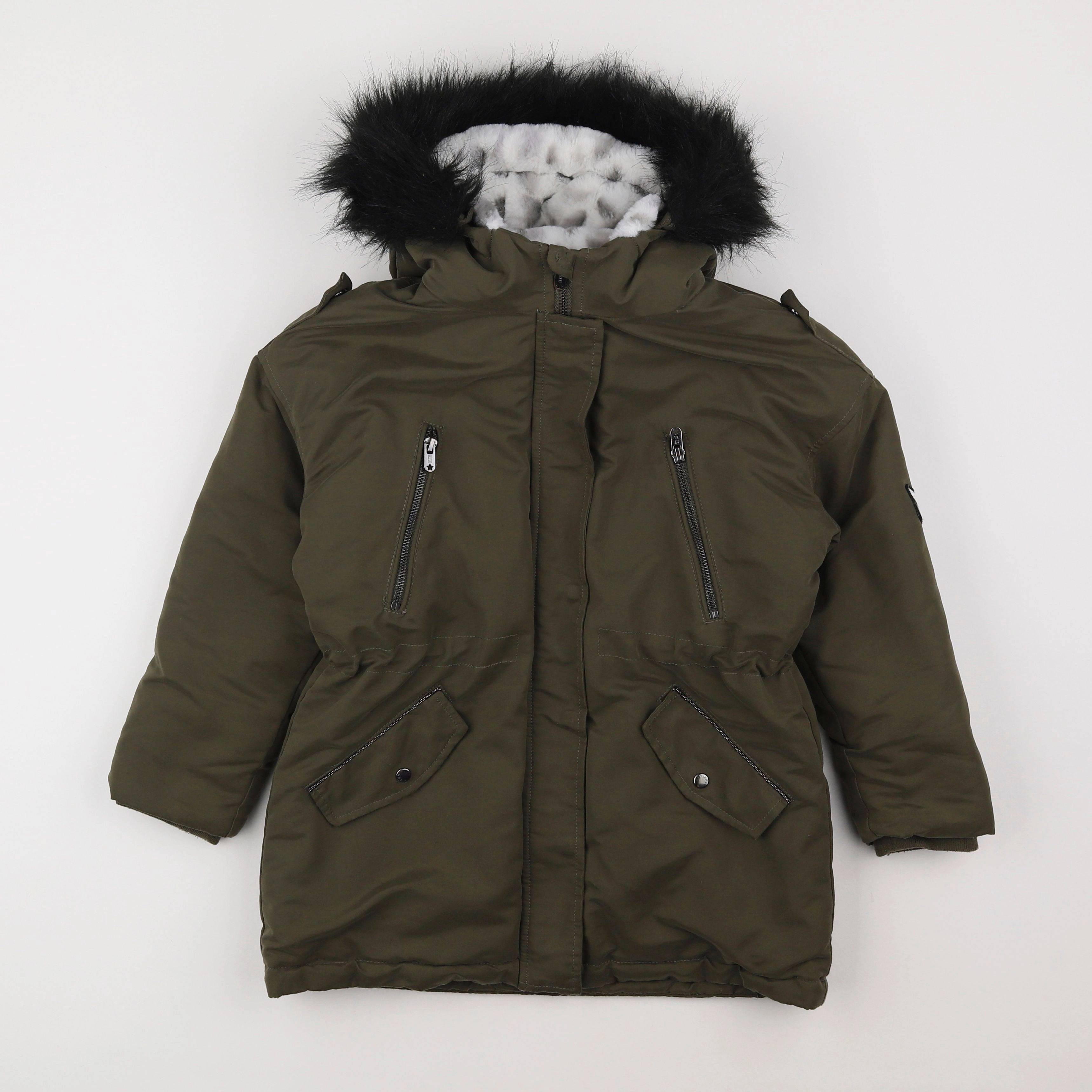 IKKS - manteau vert - 8 ans