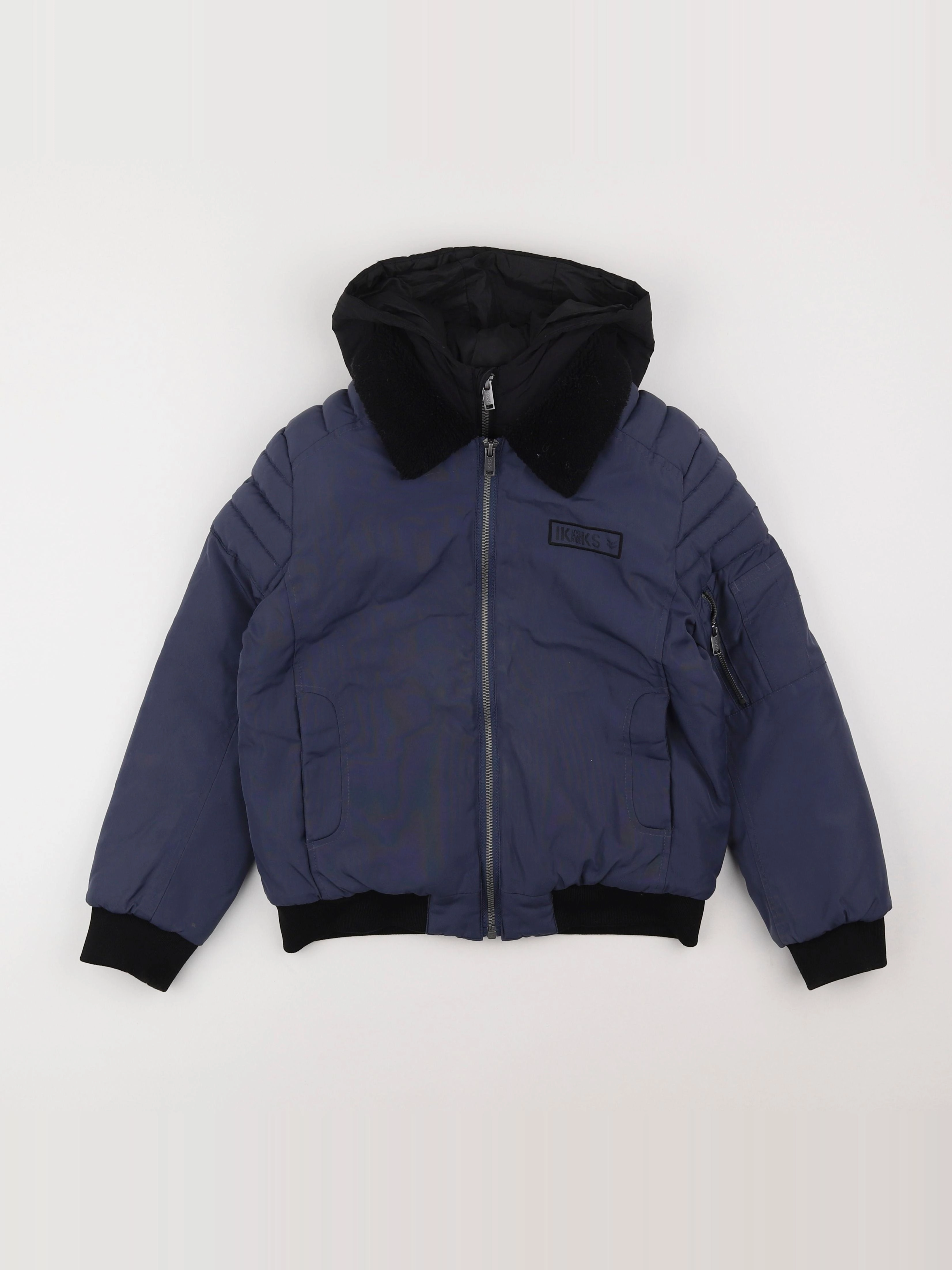 IKKS - doudoune bleu - 10 ans