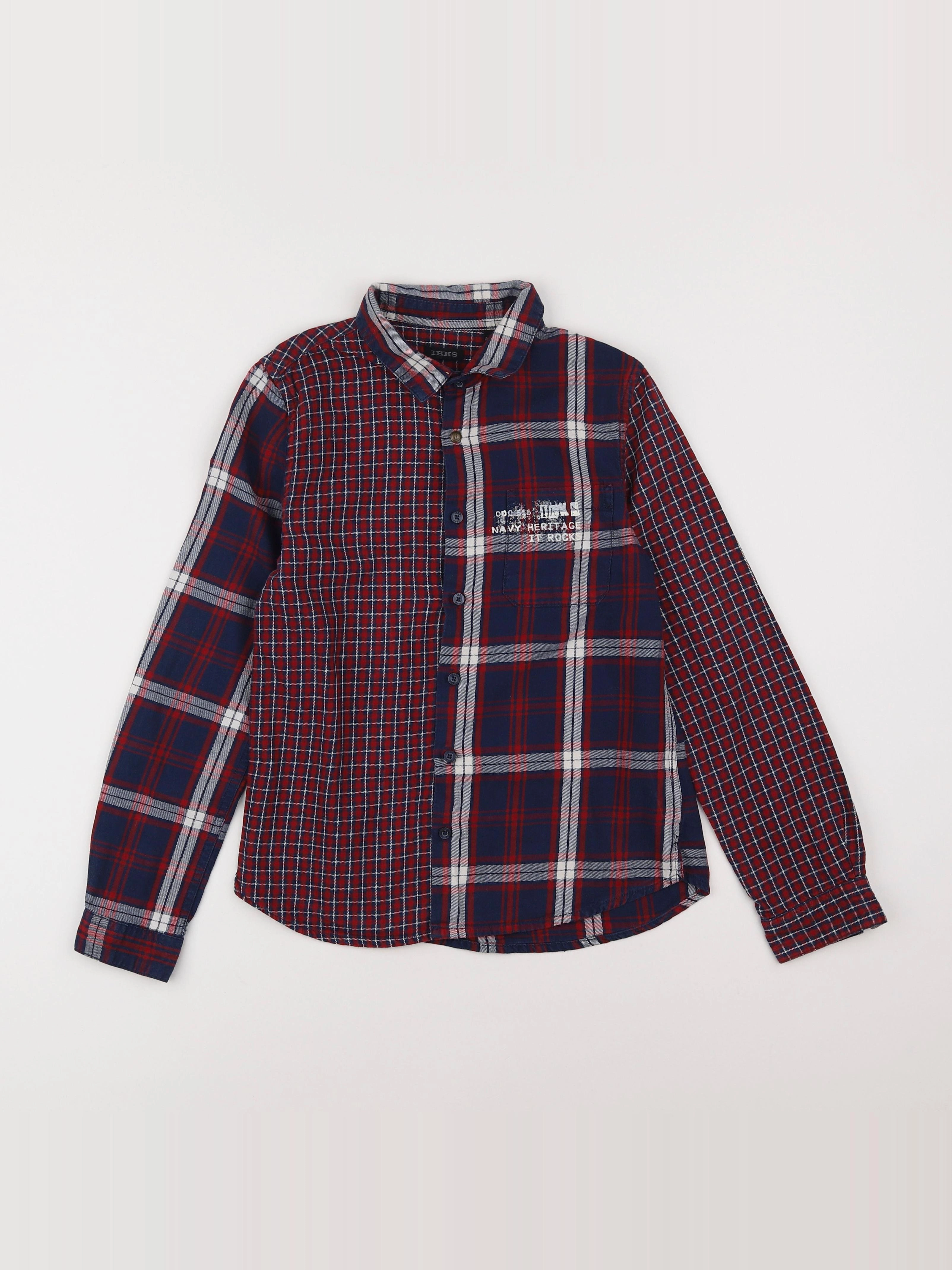 IKKS - chemise rouge - 10 ans