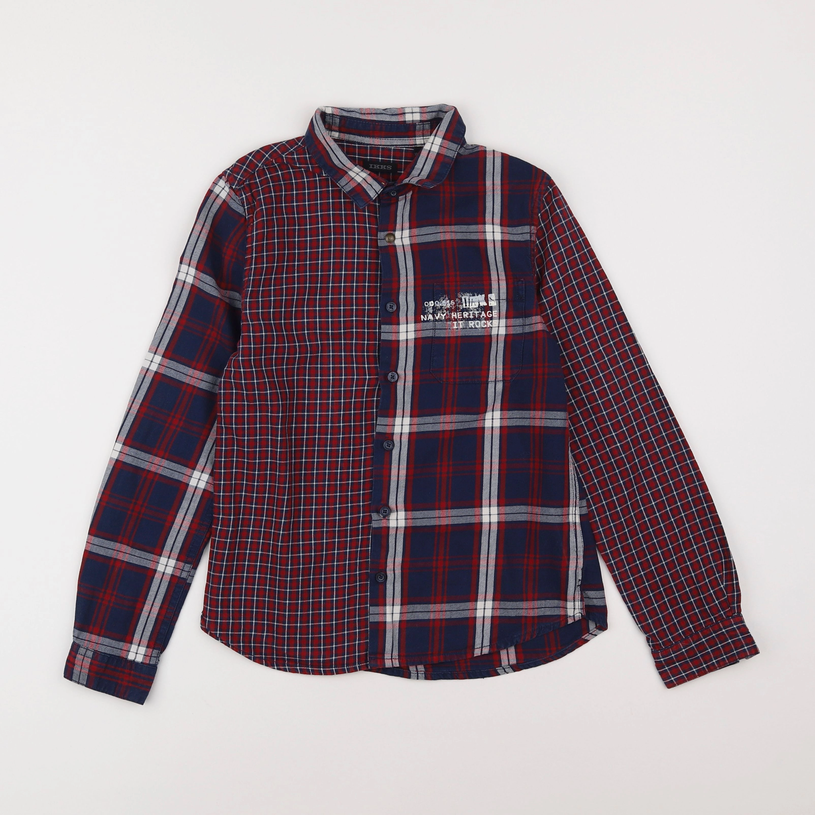 IKKS - chemise rouge - 10 ans