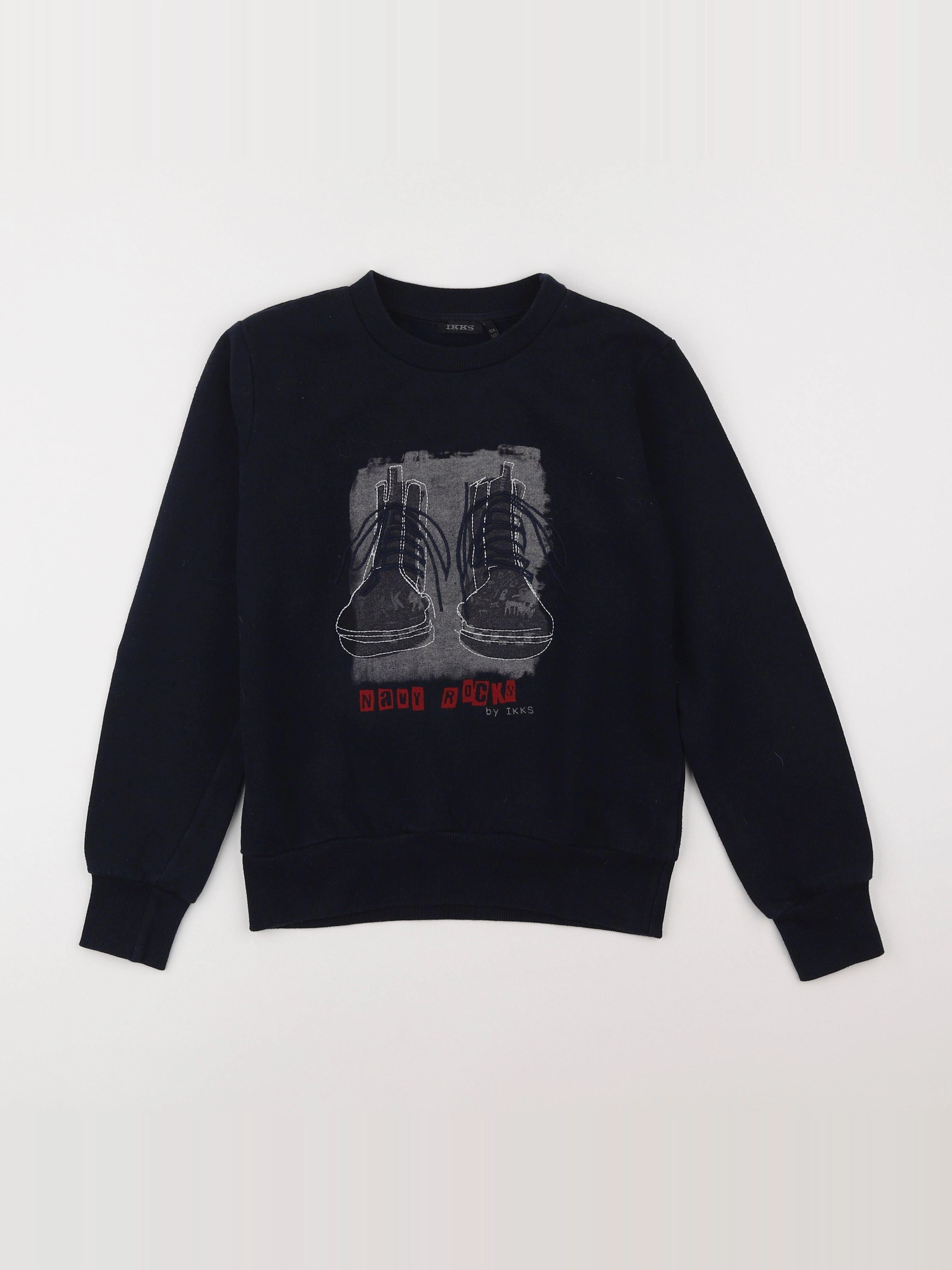 IKKS - sweat bleu - 10 ans