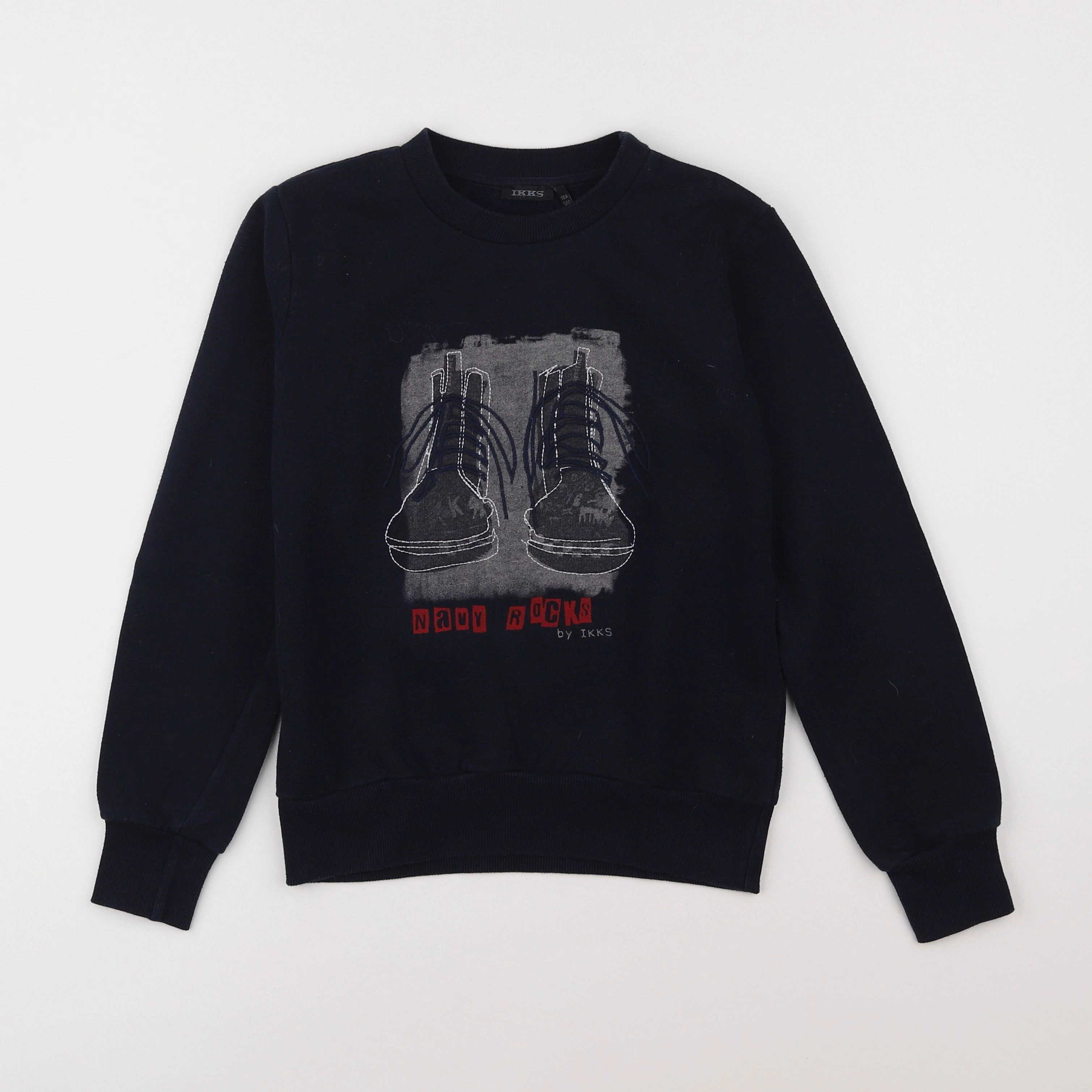 IKKS - sweat bleu - 10 ans