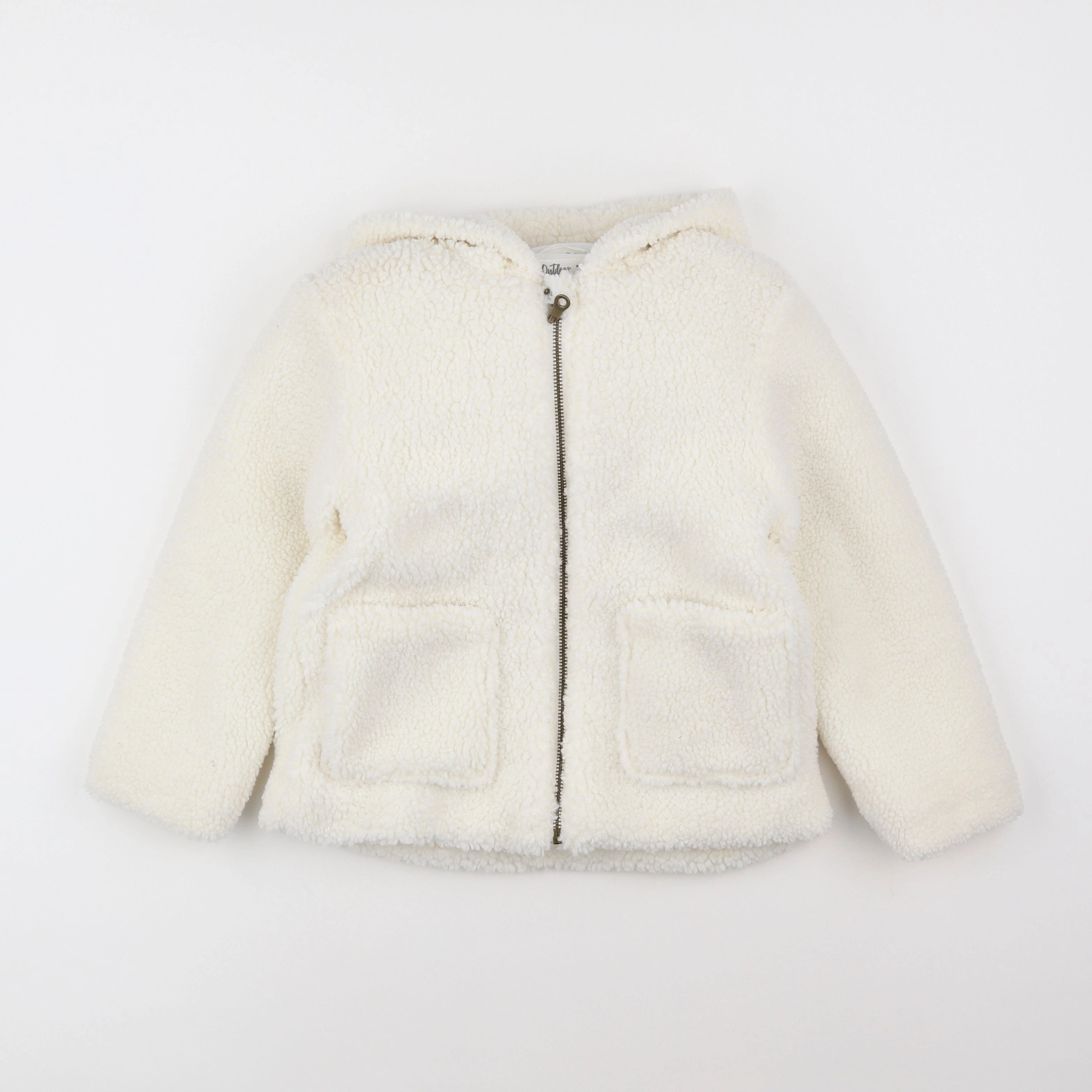 Vertbaudet - manteau blanc - 6 ans