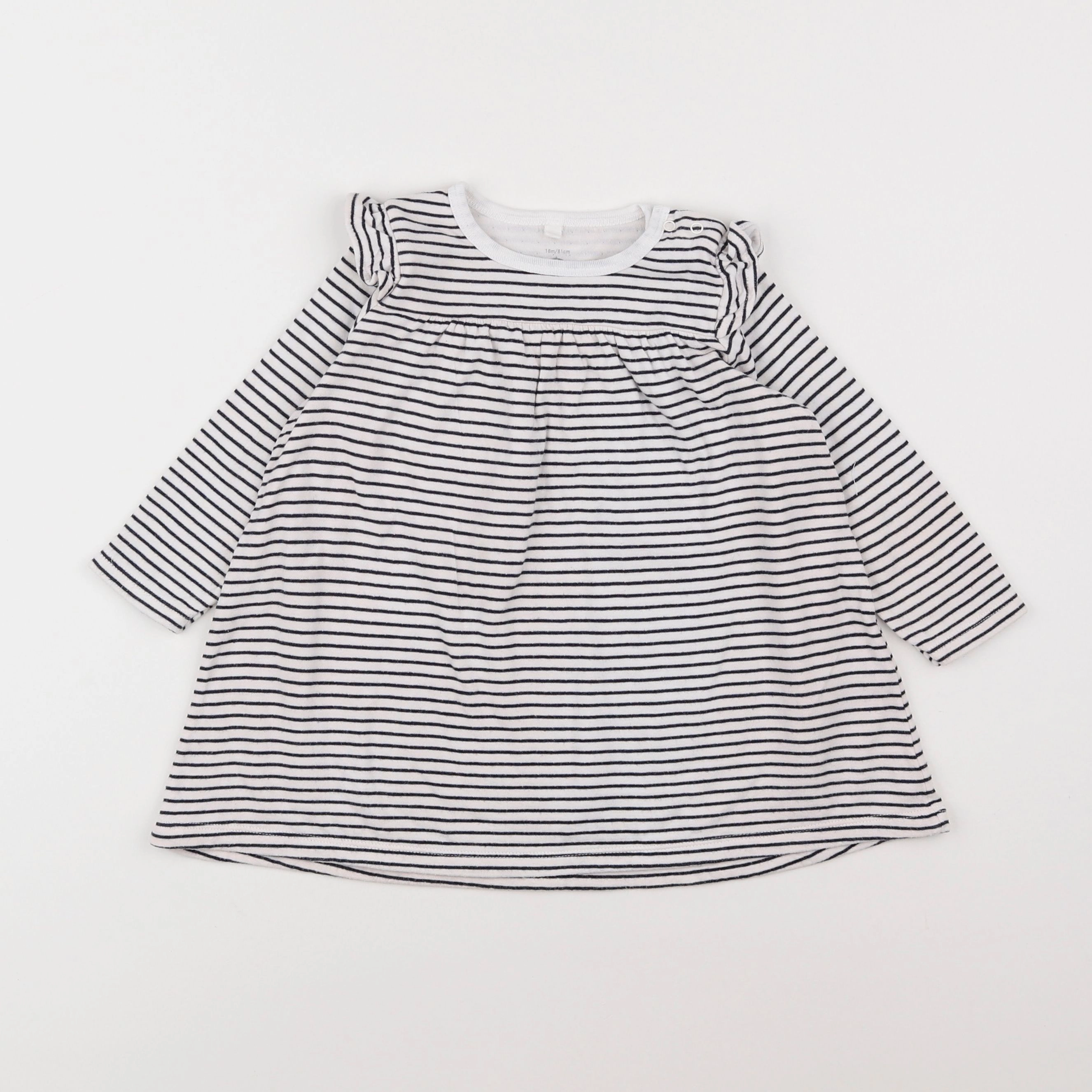 Petit Bateau - robe multicolore - 18 mois