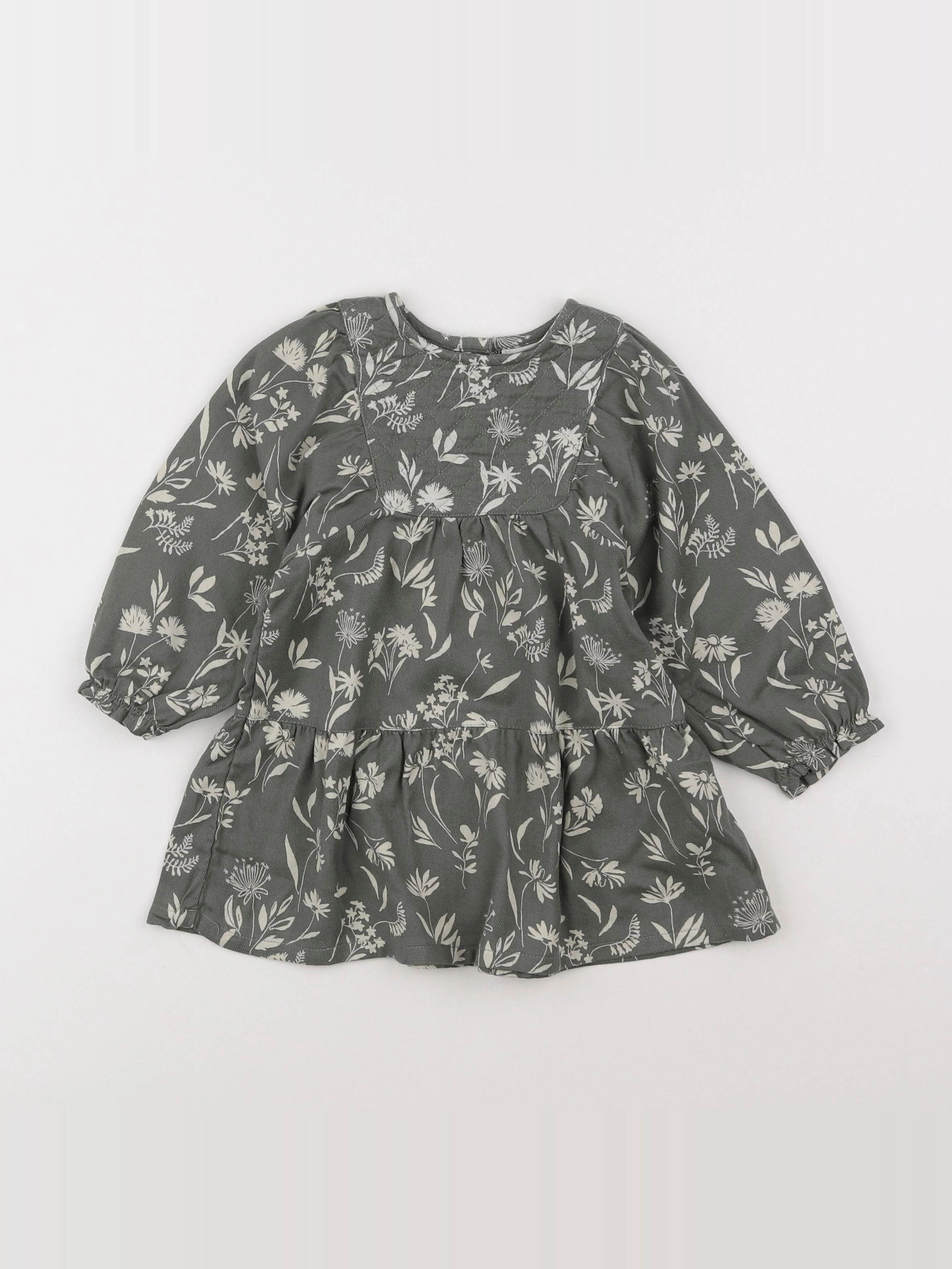 Tape à l'oeil - robe vert - 18 mois