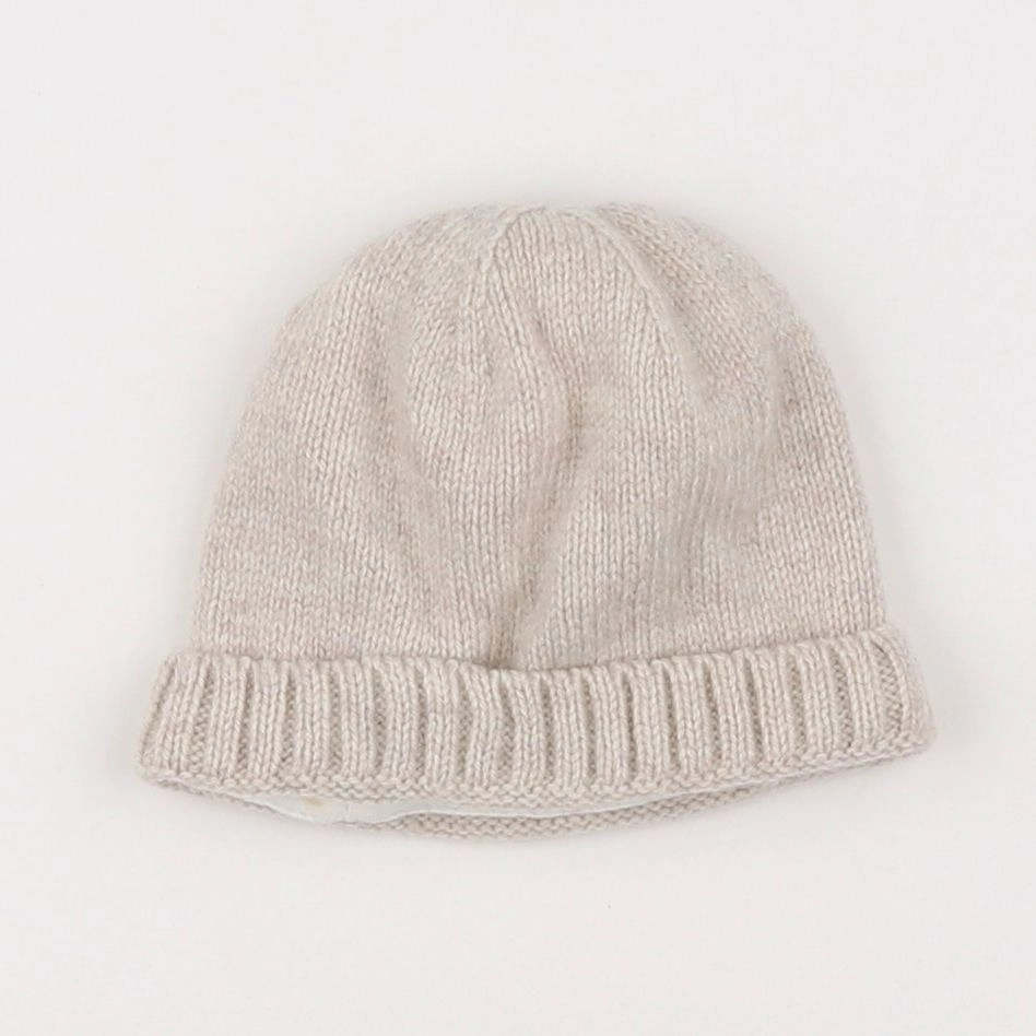 Vertbaudet - bonnet de naissance beige - 3/6 mois