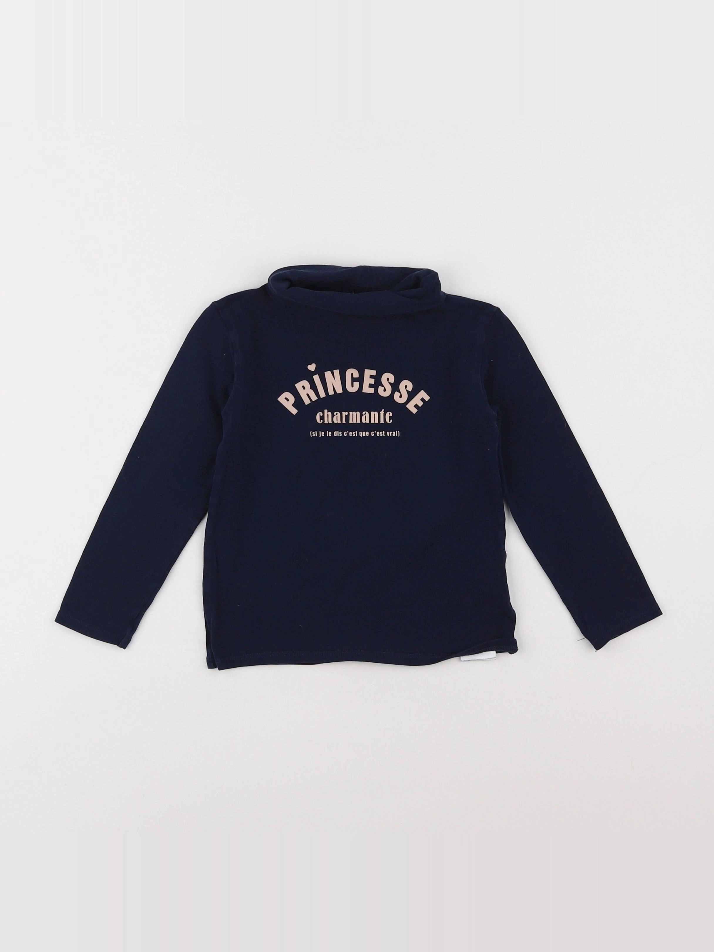 Vertbaudet - sous-pull bleu - 3 ans