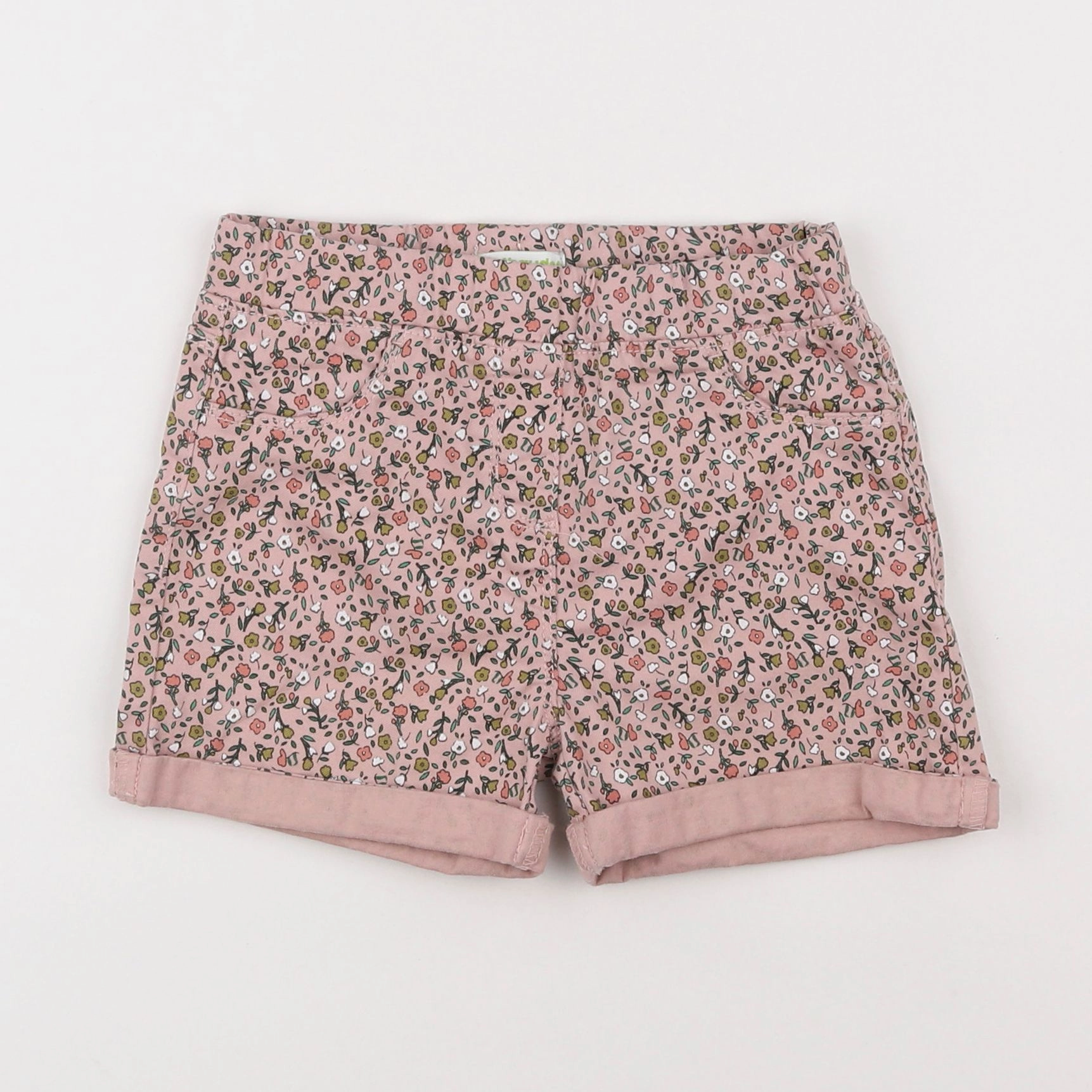 Vertbaudet - short multicolore - 7 ans