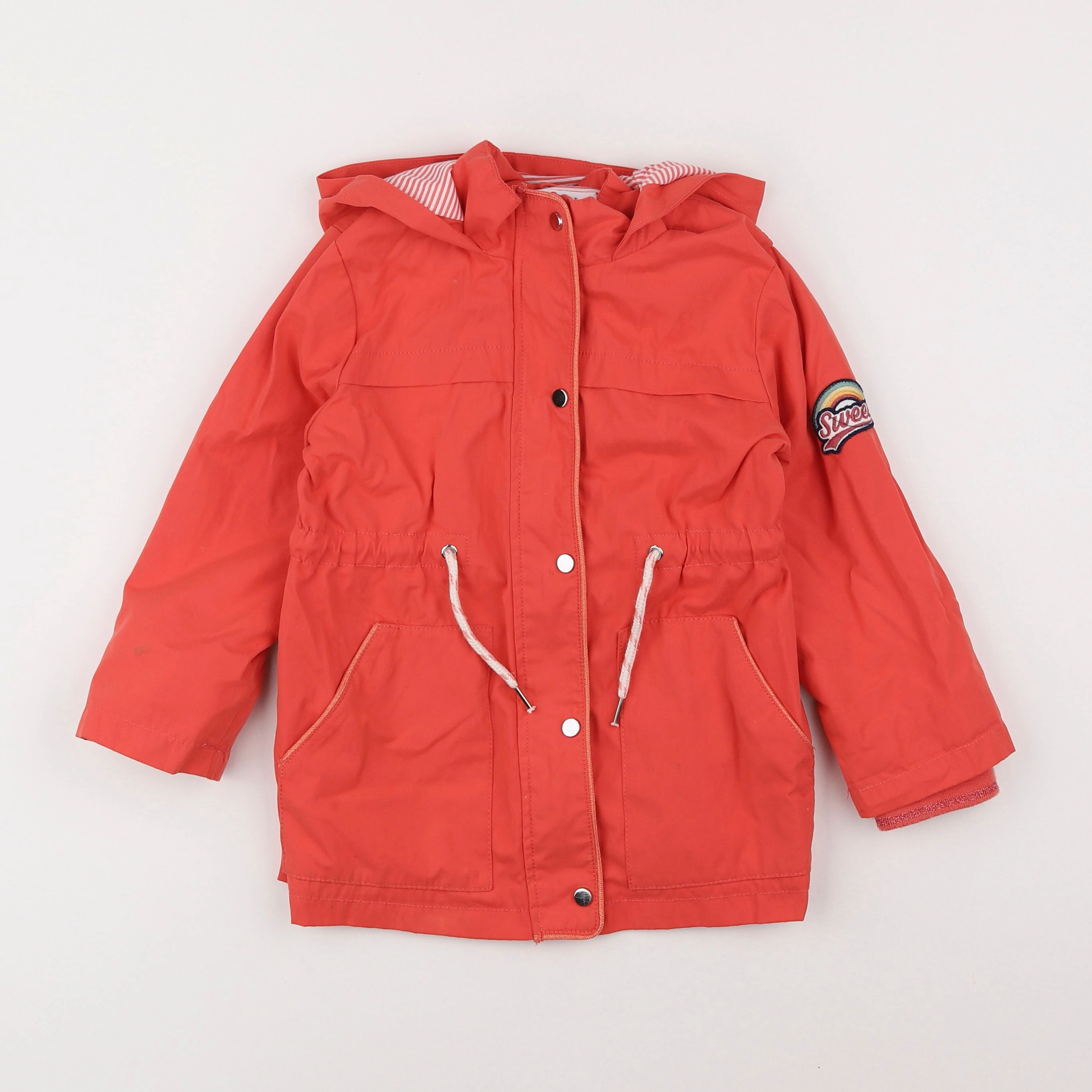 Vertbaudet - imperméable orange - 4 ans