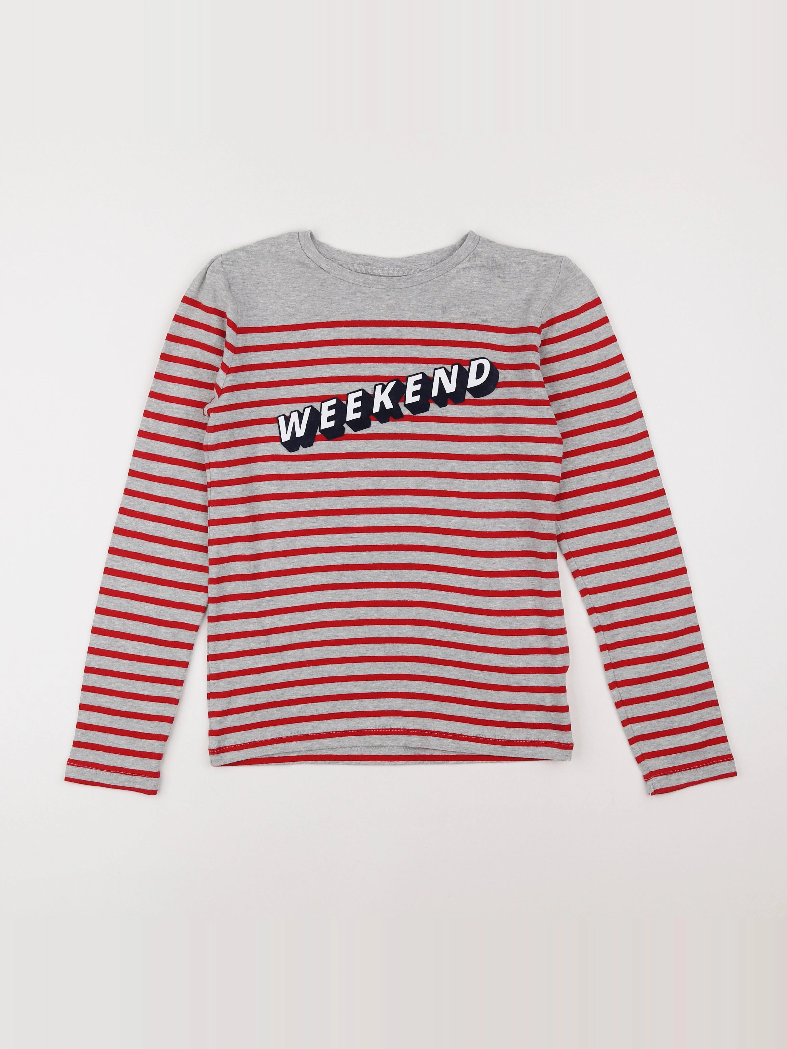 Monoprix - tee-shirt gris - 14 ans