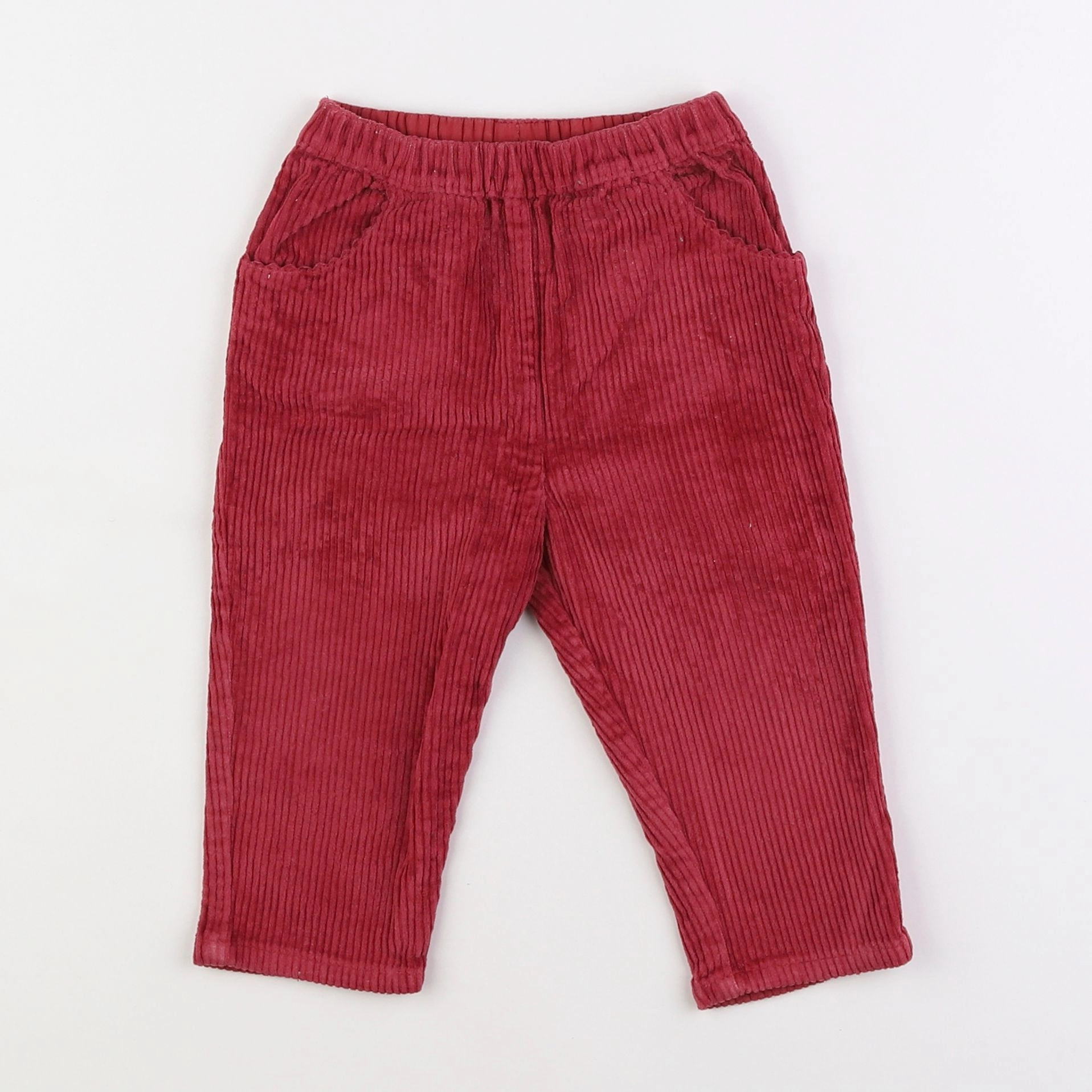 Cyrillus - pantalon rouge - 18 mois