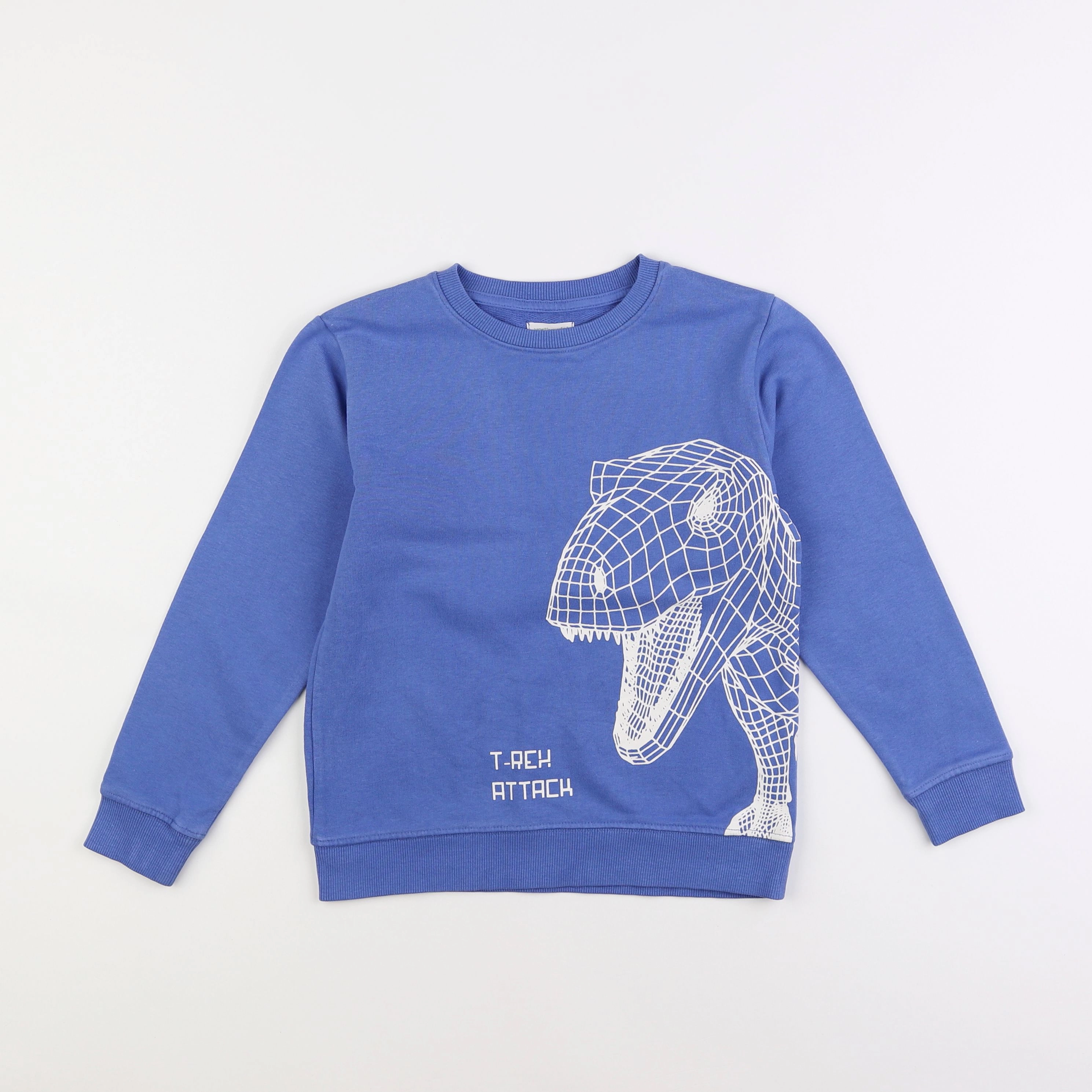 Vertbaudet - sweat bleu - 8 ans