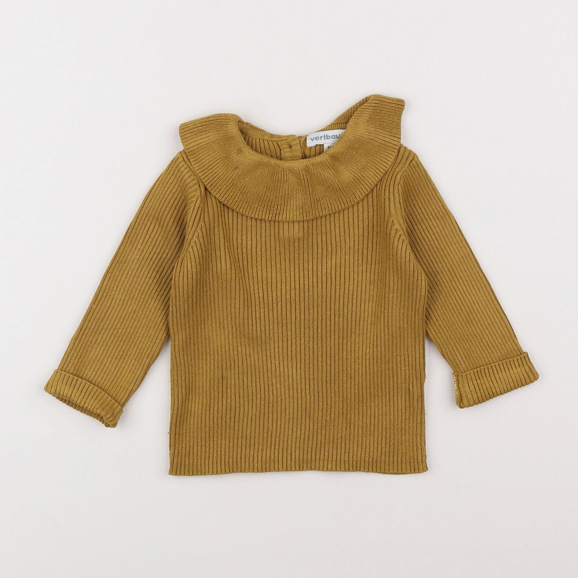 Vertbaudet - pull marron - 6 mois