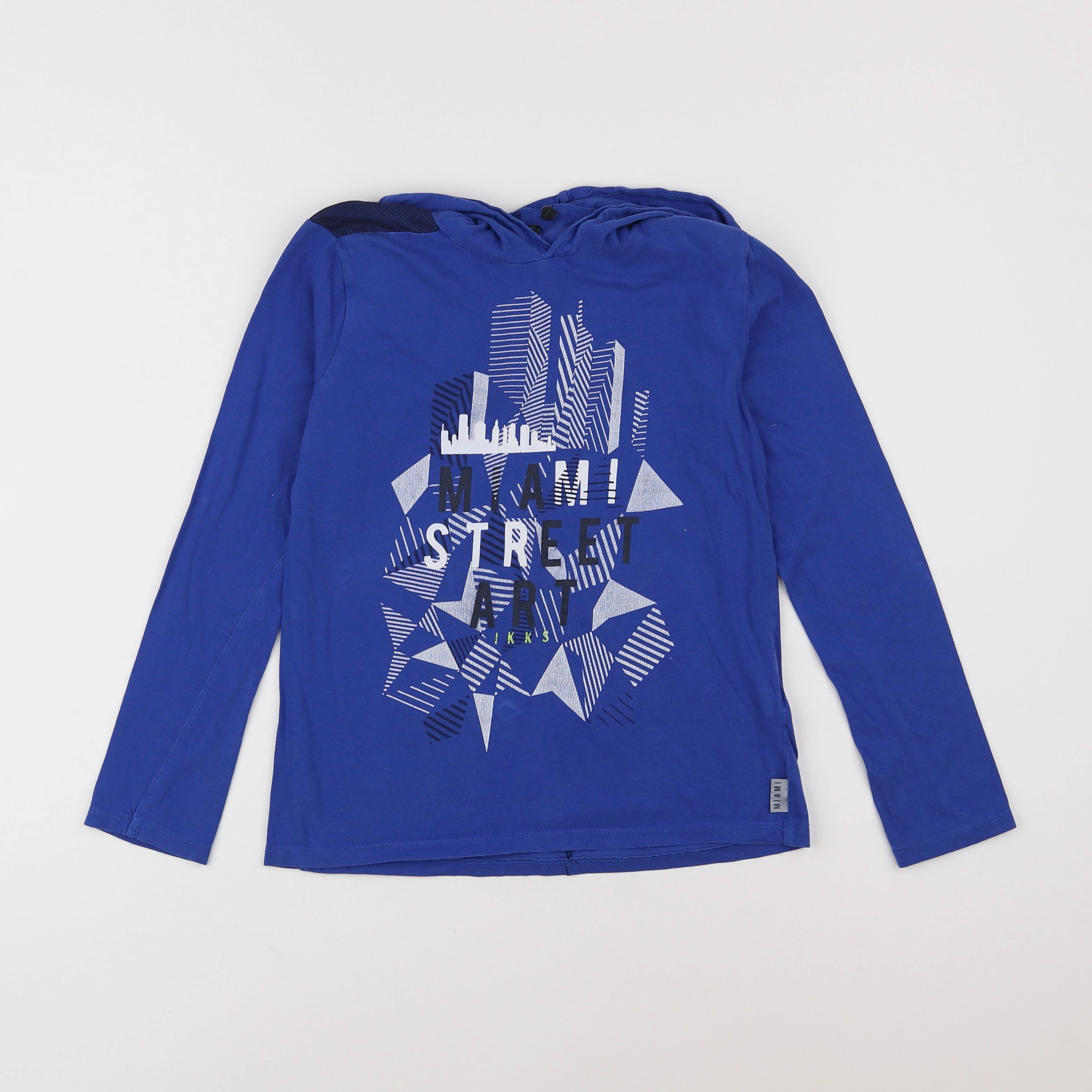 IKKS - tee-shirt bleu - 10 ans