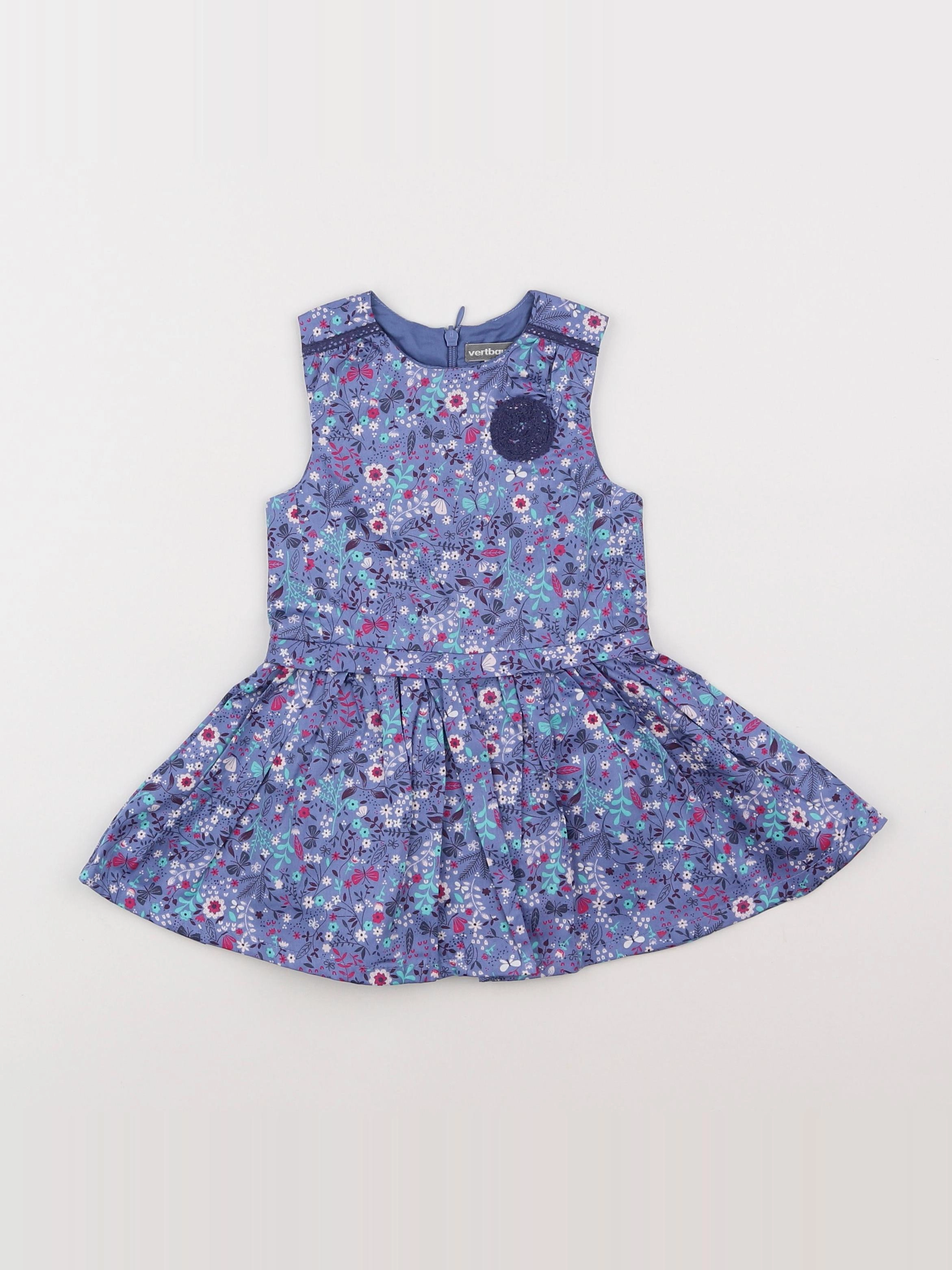 Vertbaudet - robe multicolore - 6 mois