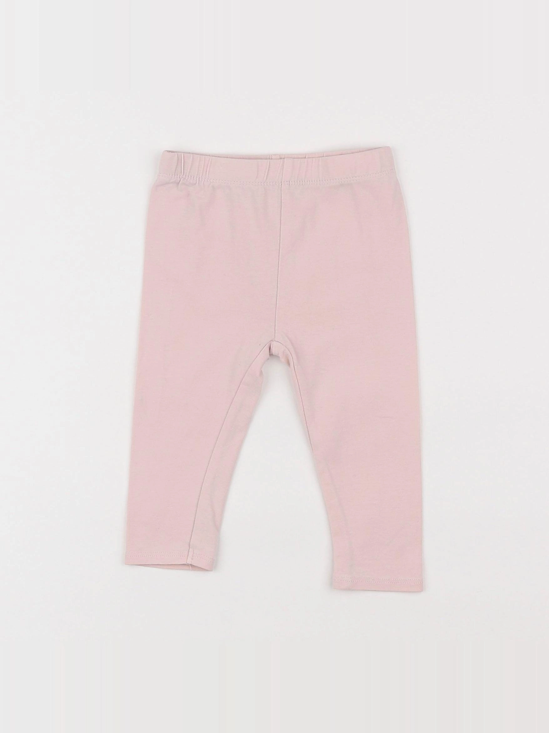 Vertbaudet - legging rose - 9 mois