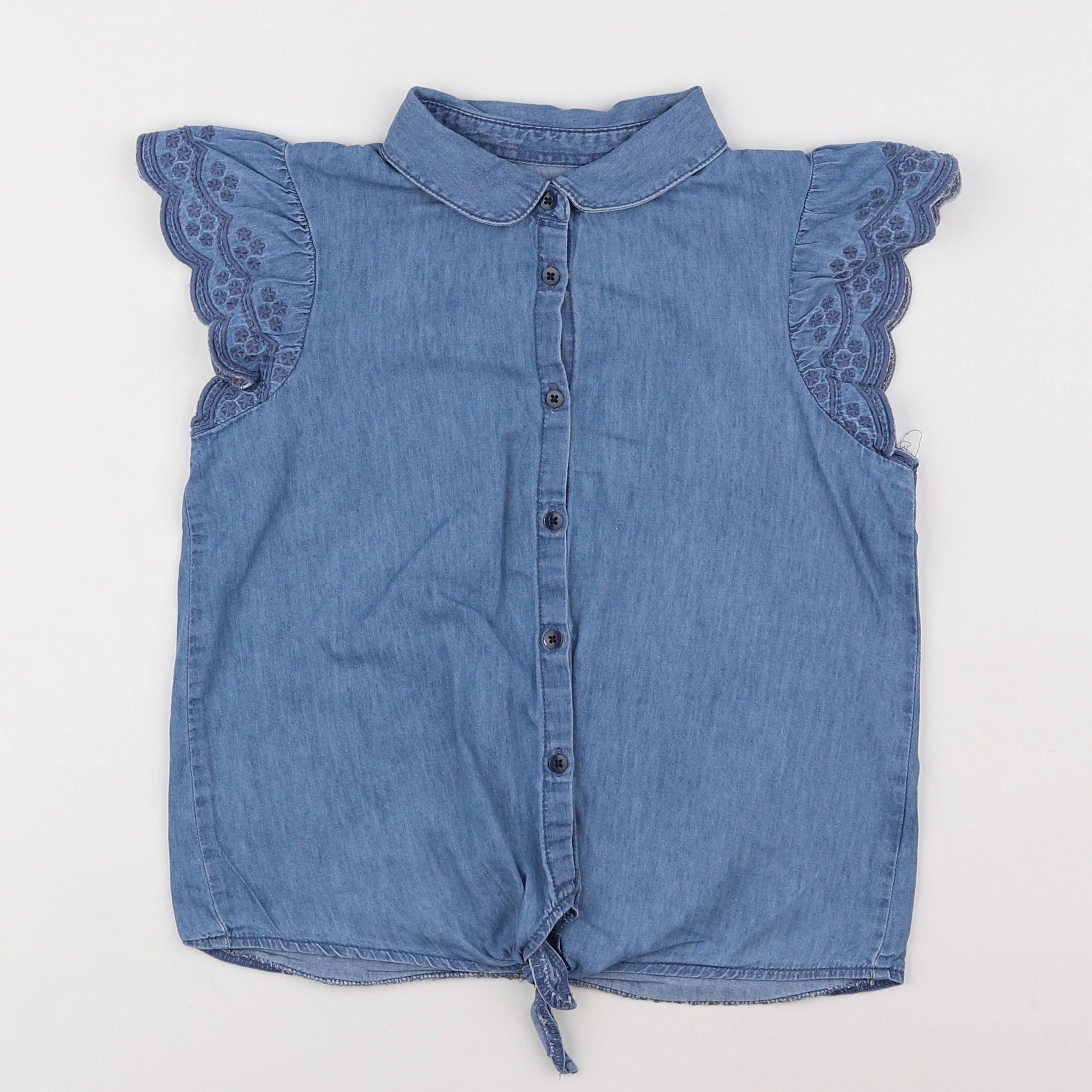 Vertbaudet - chemise bleu - 8 ans