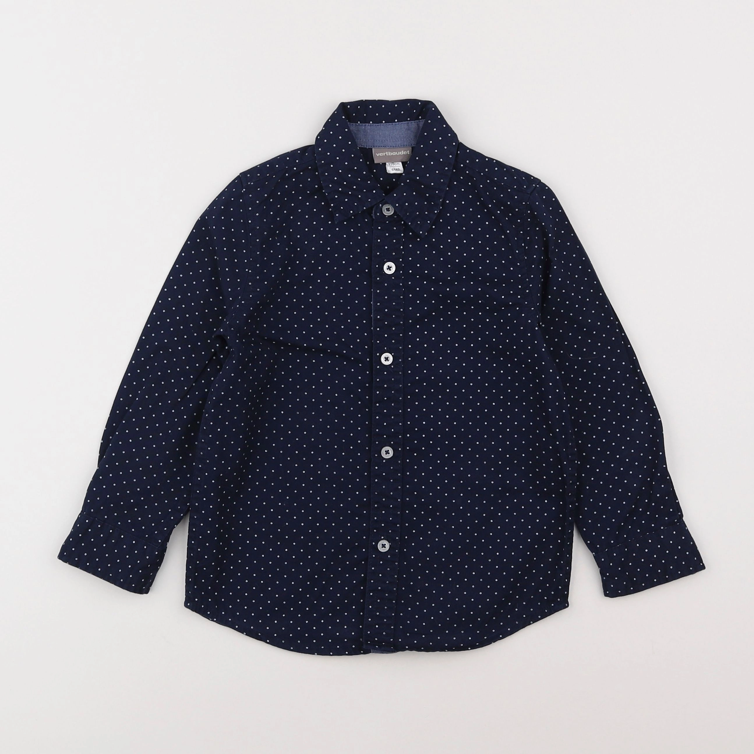 Vertbaudet - chemise bleu - 5 ans