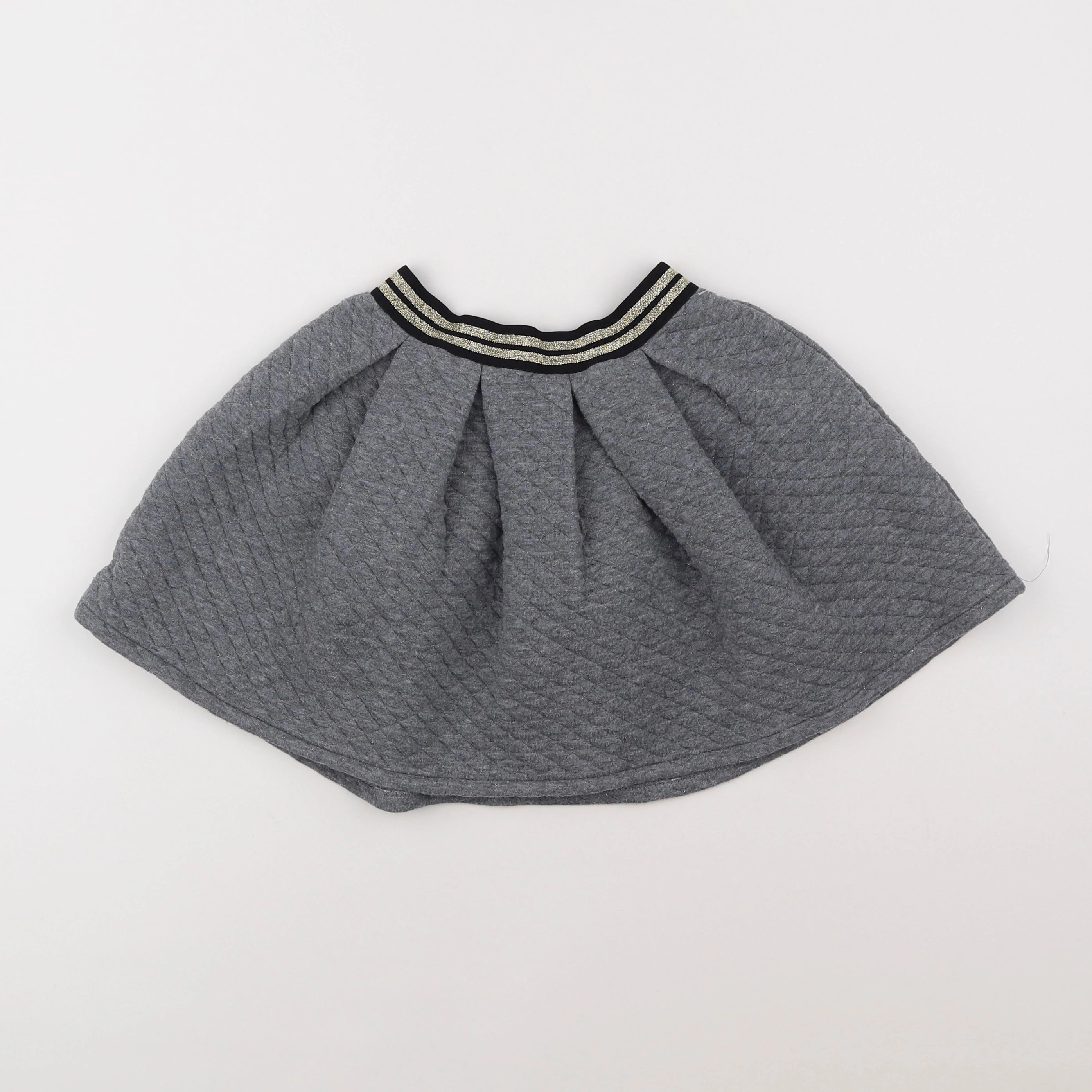 Vertbaudet - jupe gris - 8 ans