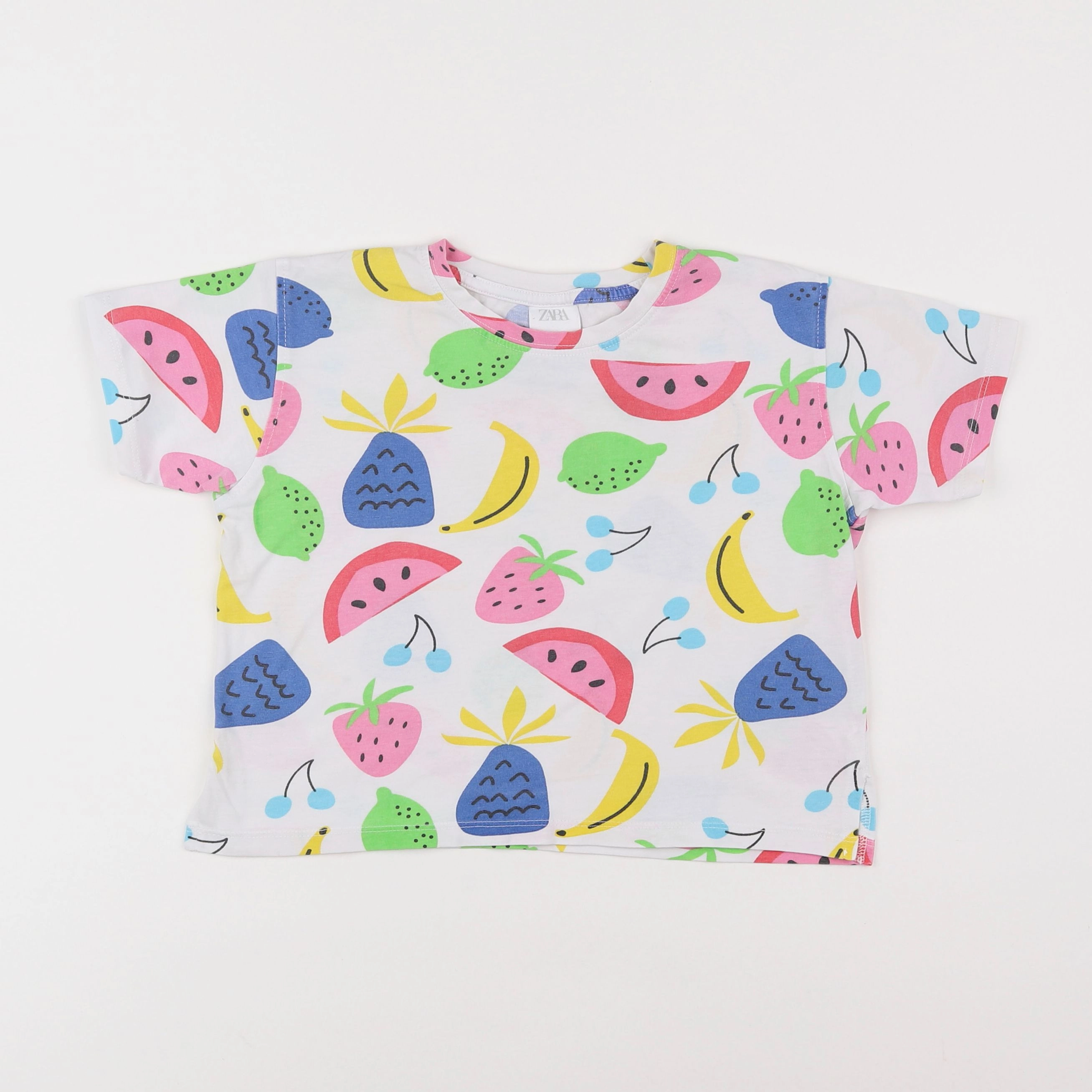 Zara - tee-shirt multicolore - 6/7 ans