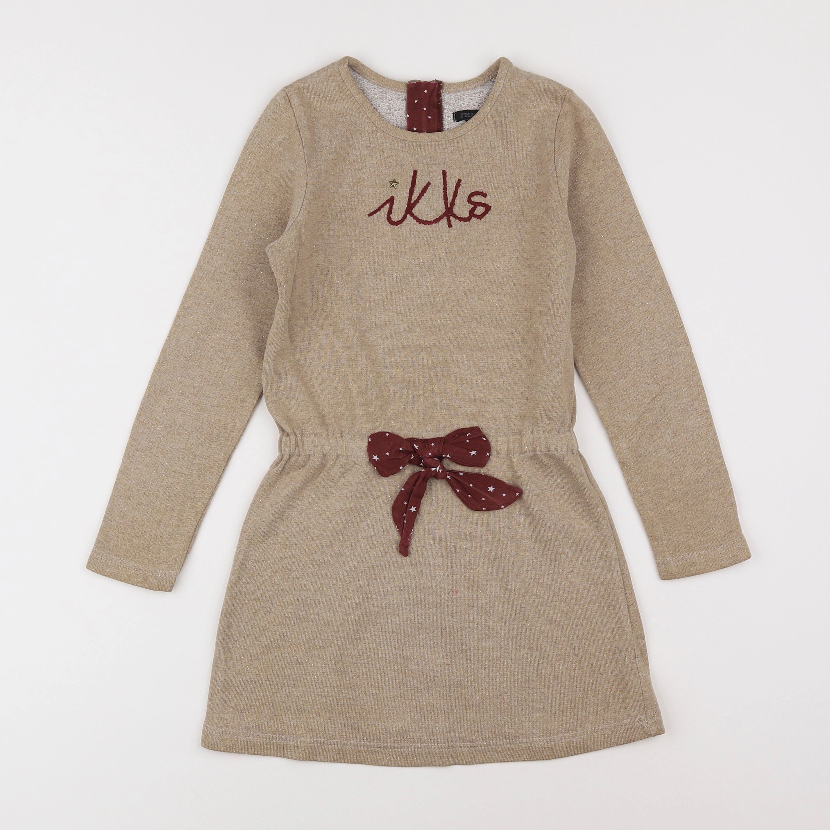 IKKS - robe beige - 6 ans