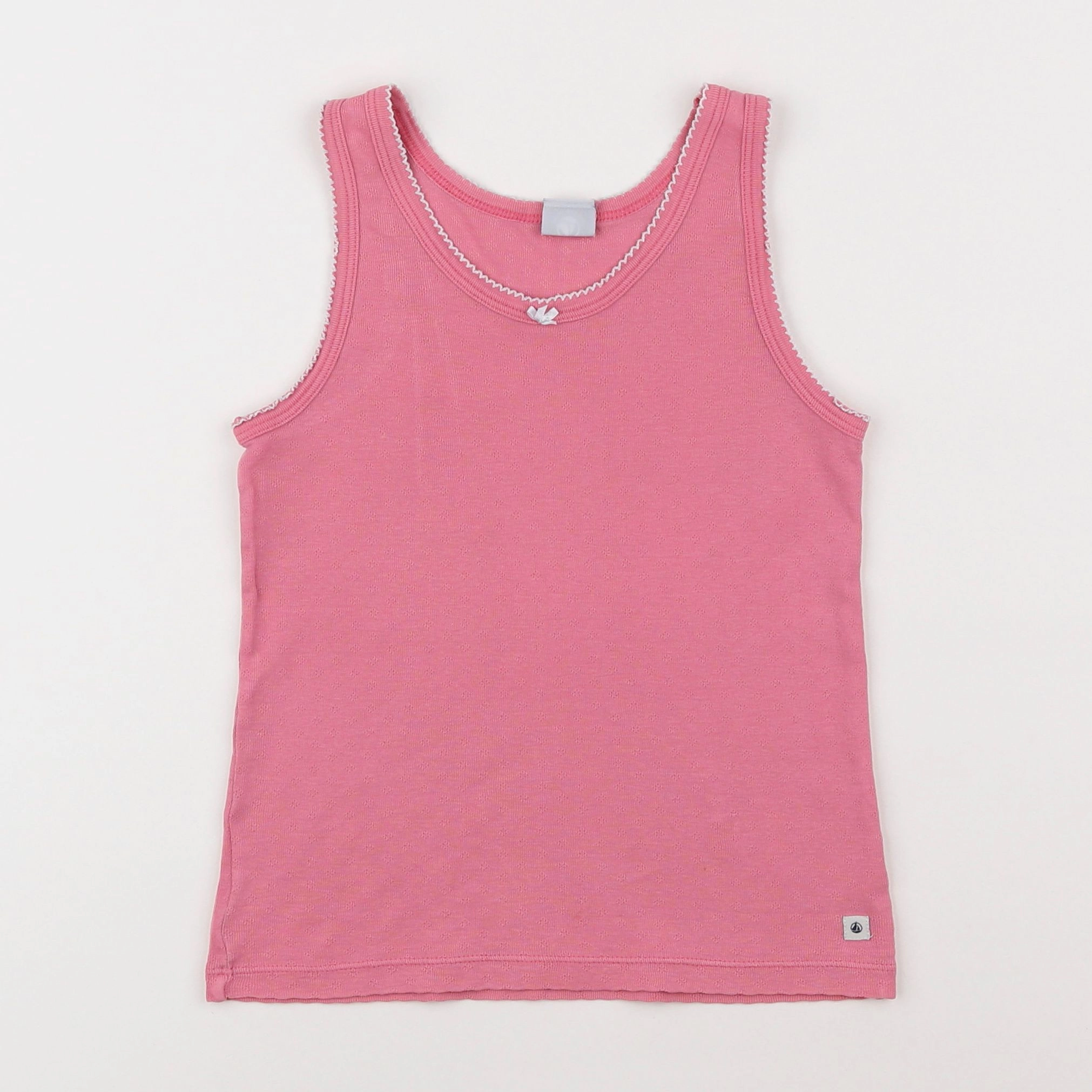 Petit Bateau - maillot de corps rose - 6 ans