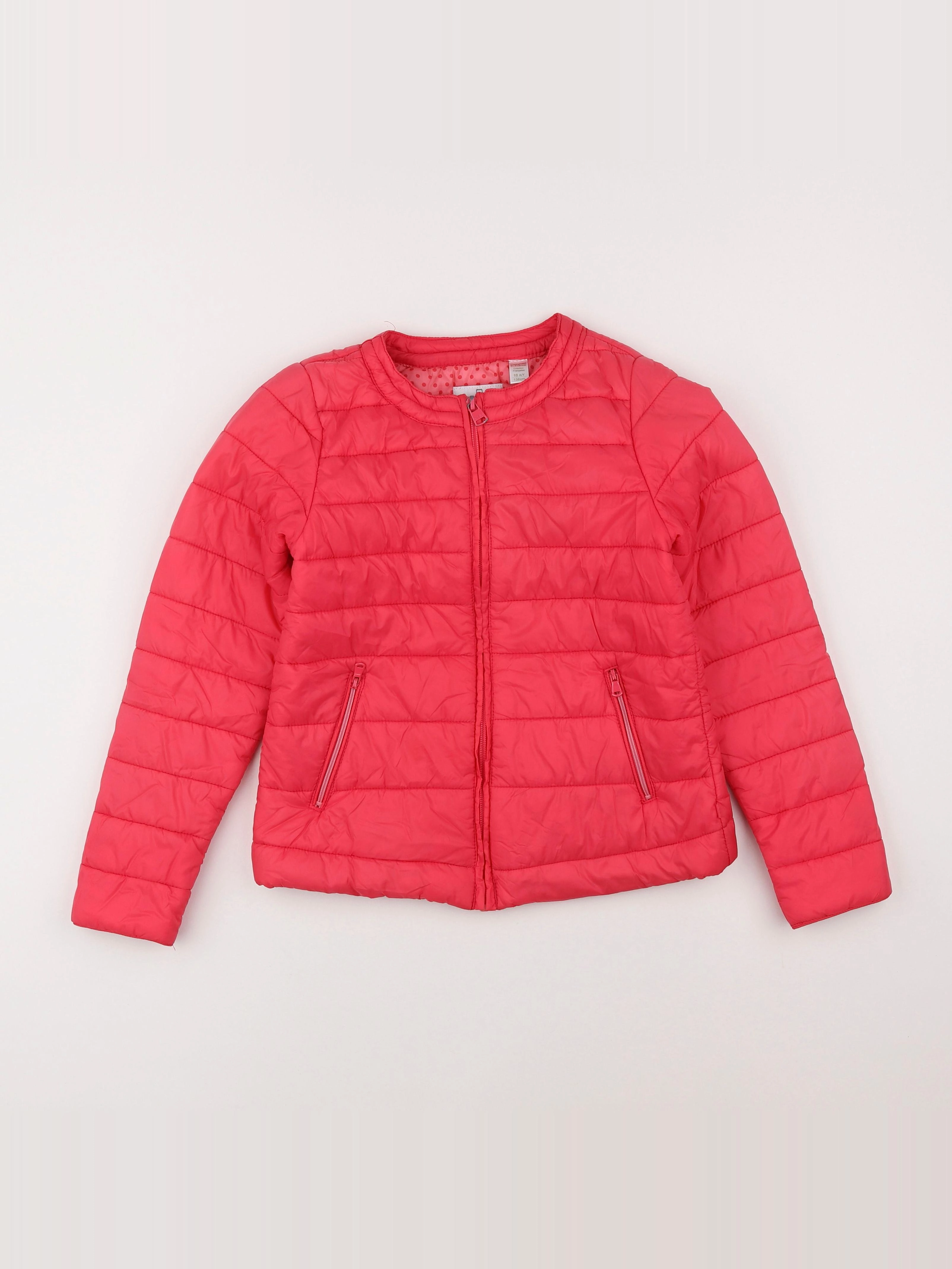 Okaidi - doudoune rose - 10 ans
