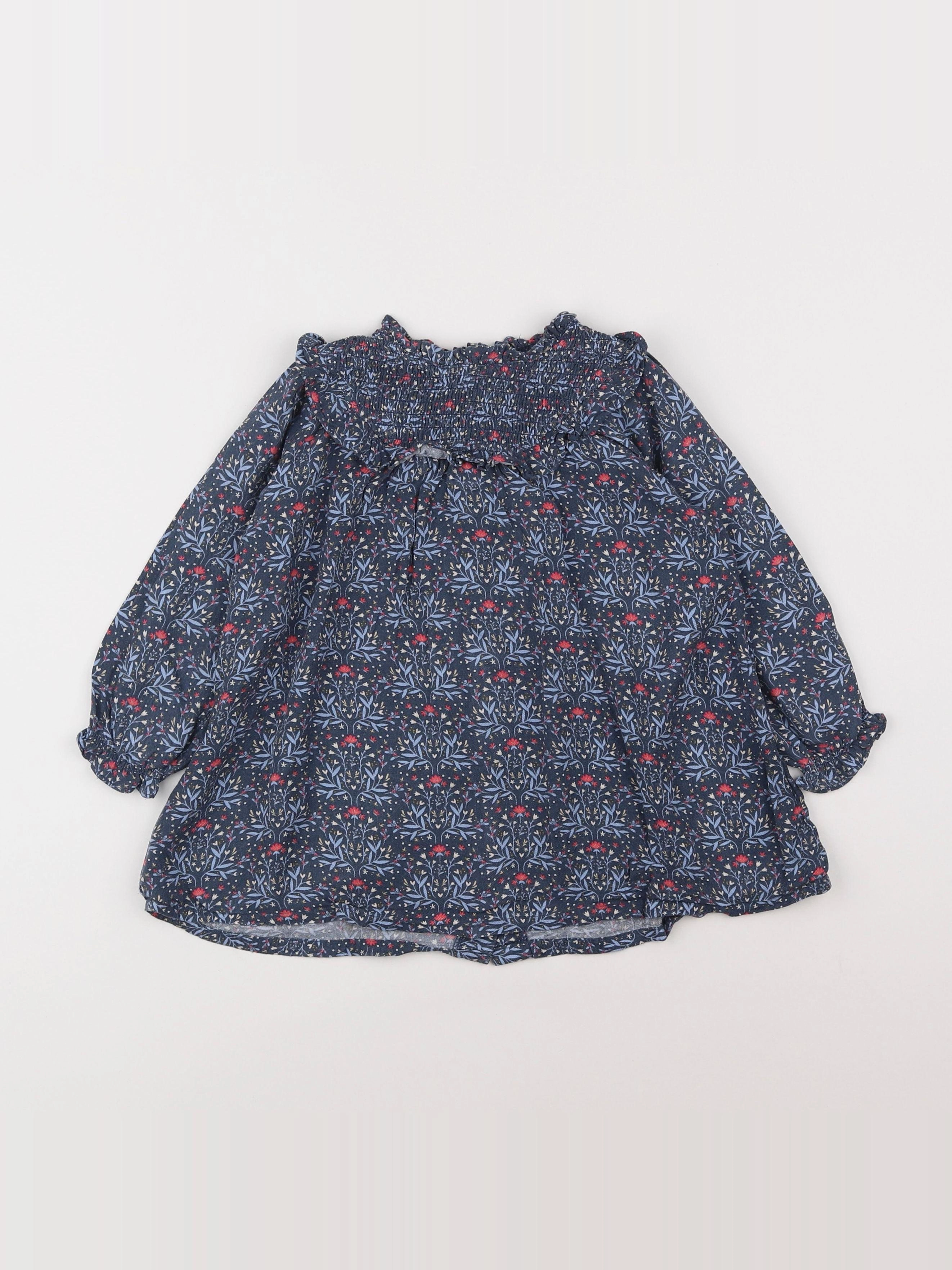 Vertbaudet - robe bleu - 2 ans