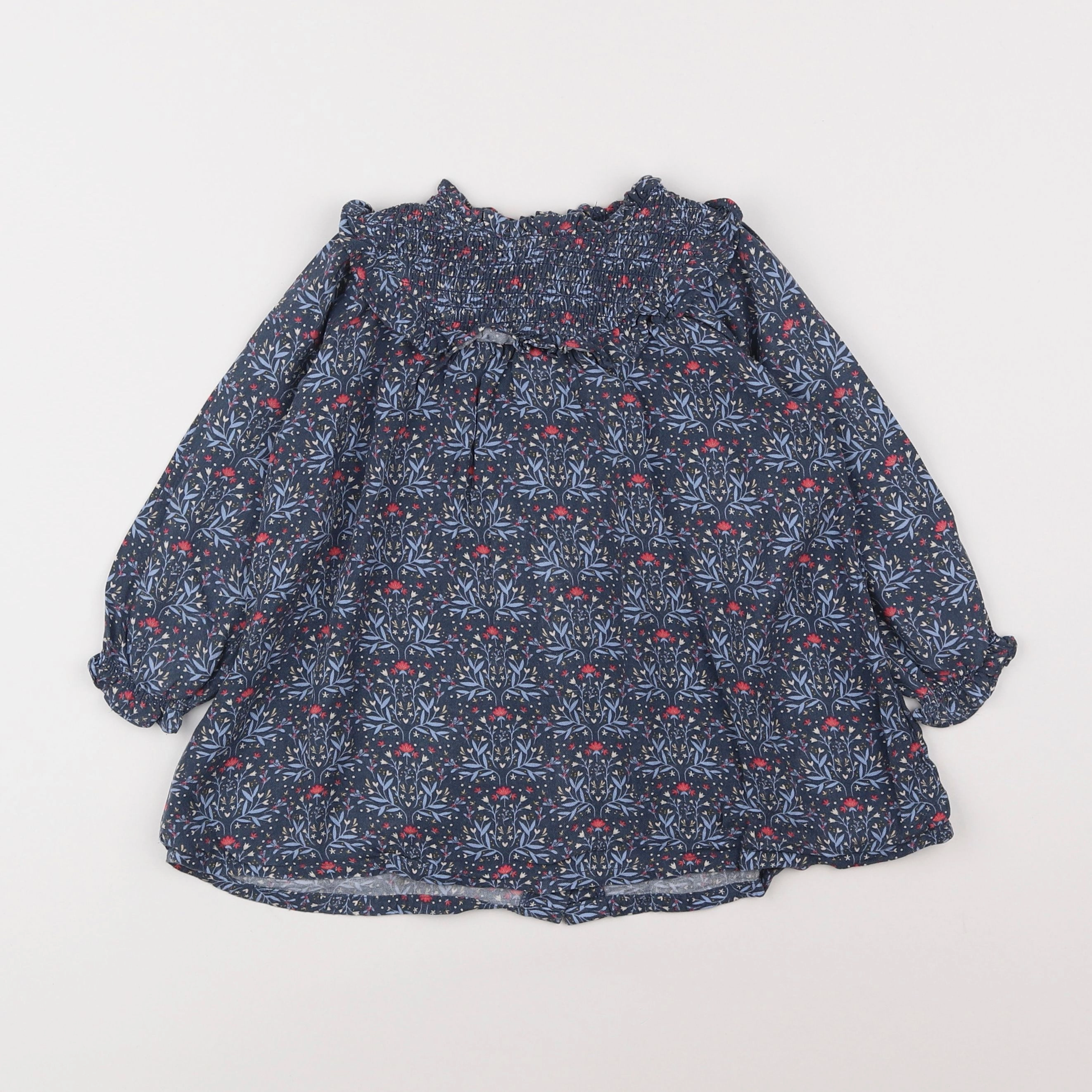 Vertbaudet - robe bleu - 2 ans