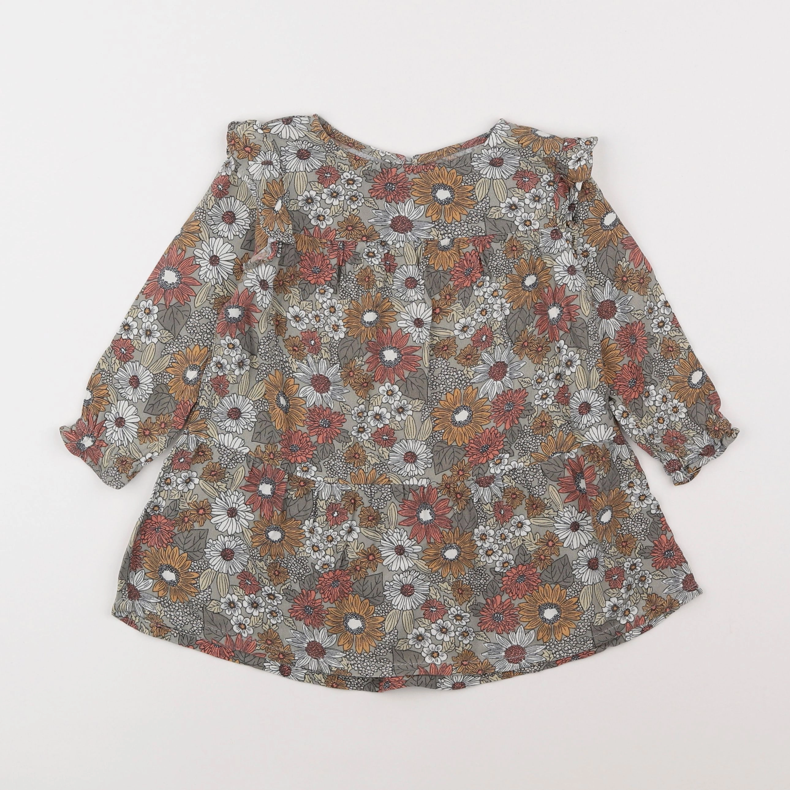 Vertbaudet - robe multicolore - 2 ans