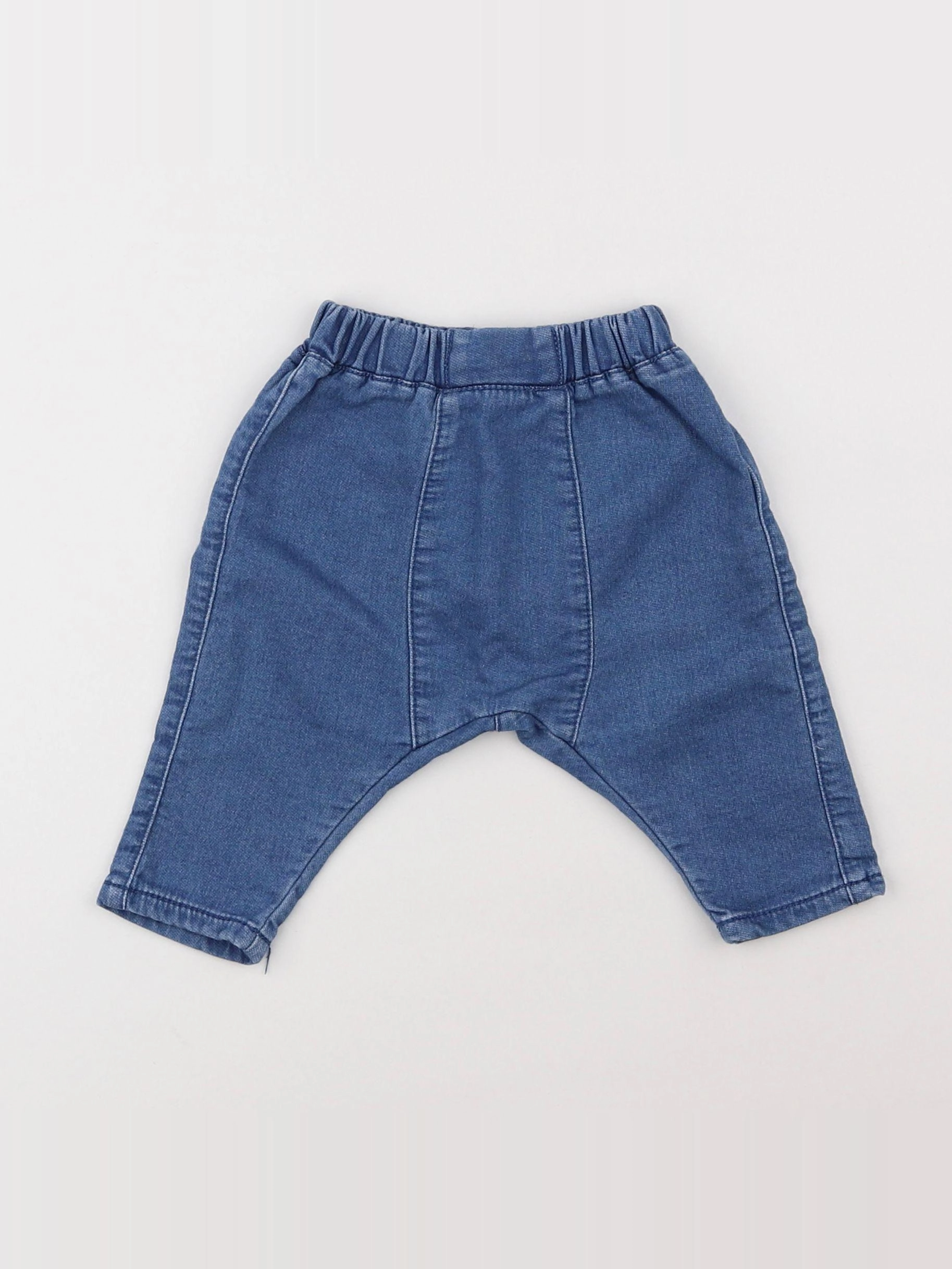 Vertbaudet - pantalon bleu - 3 mois