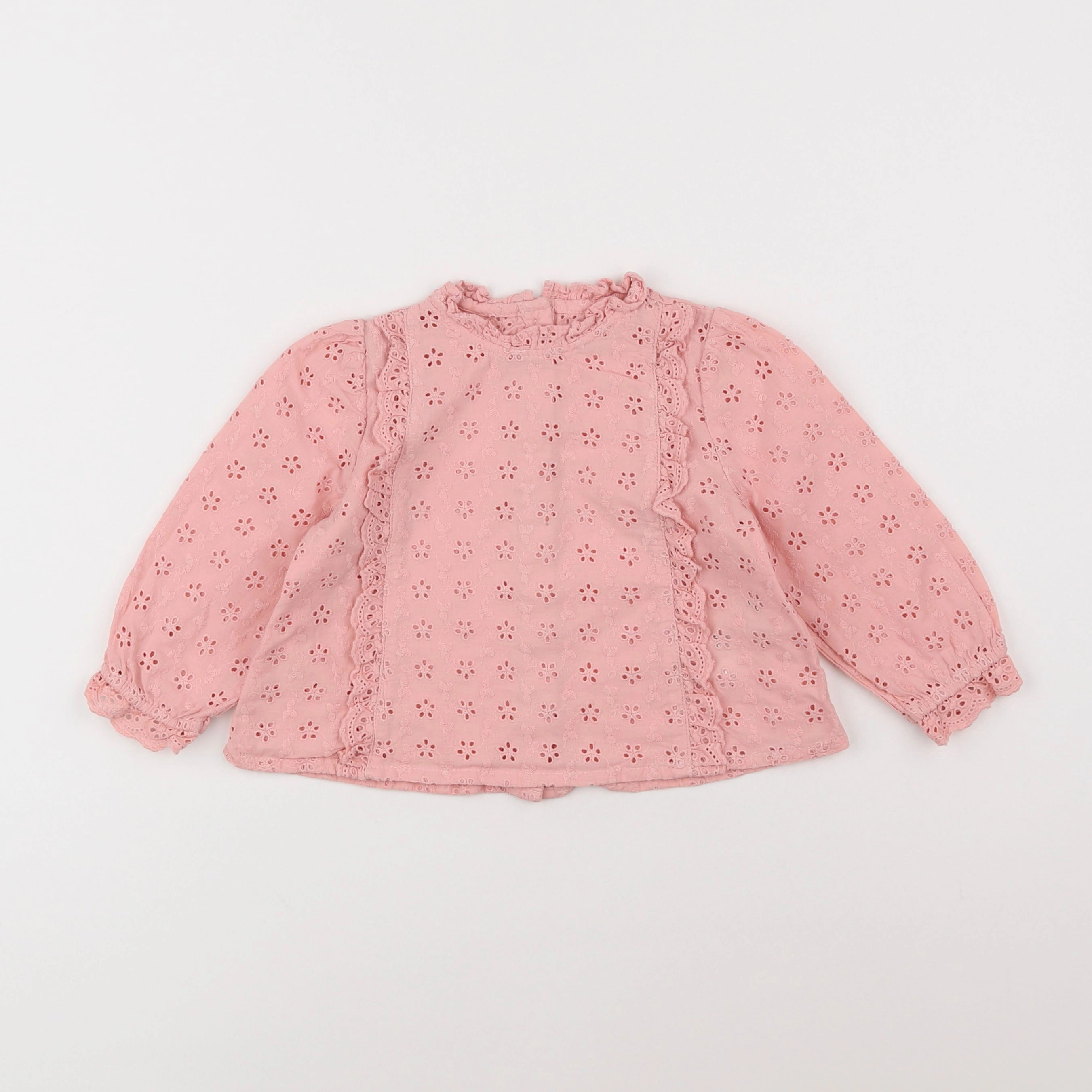 Vertbaudet - blouse rose - 2 ans