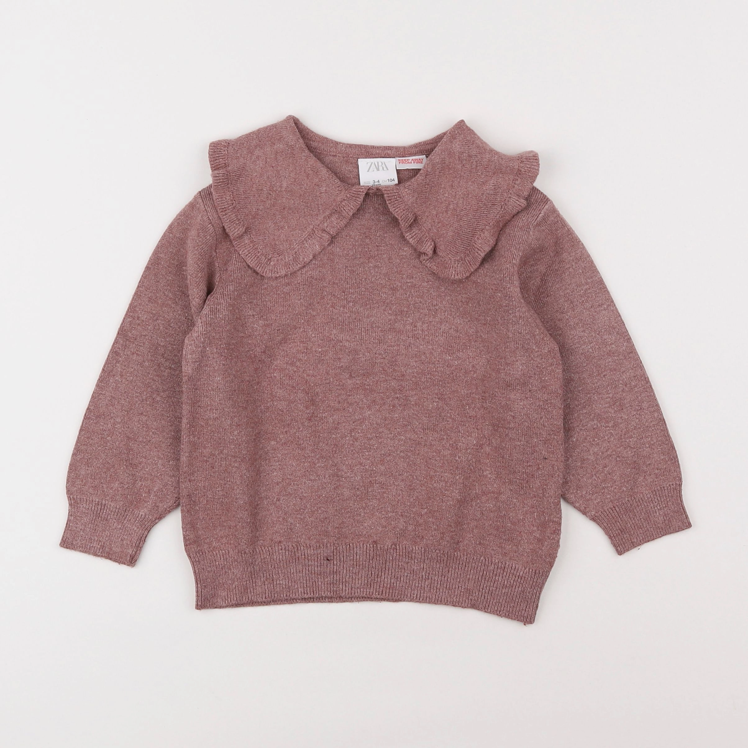 Zara - pull rose - 3/4 ans