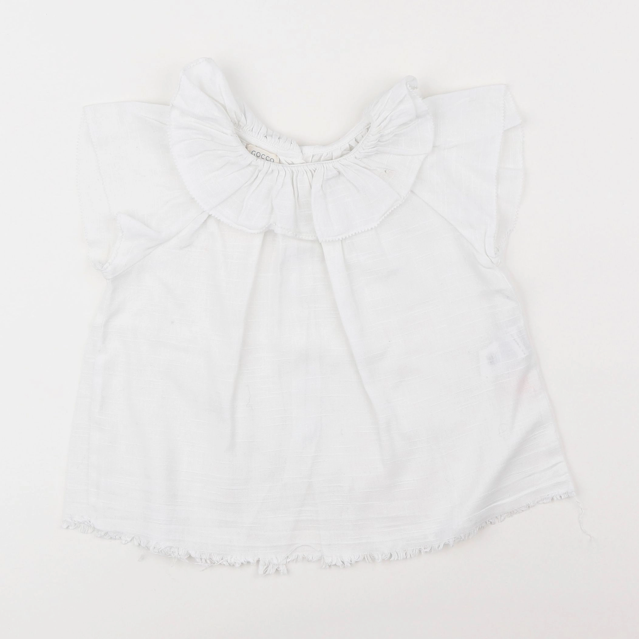 Gocco - blouse blanc - 2/3 ans