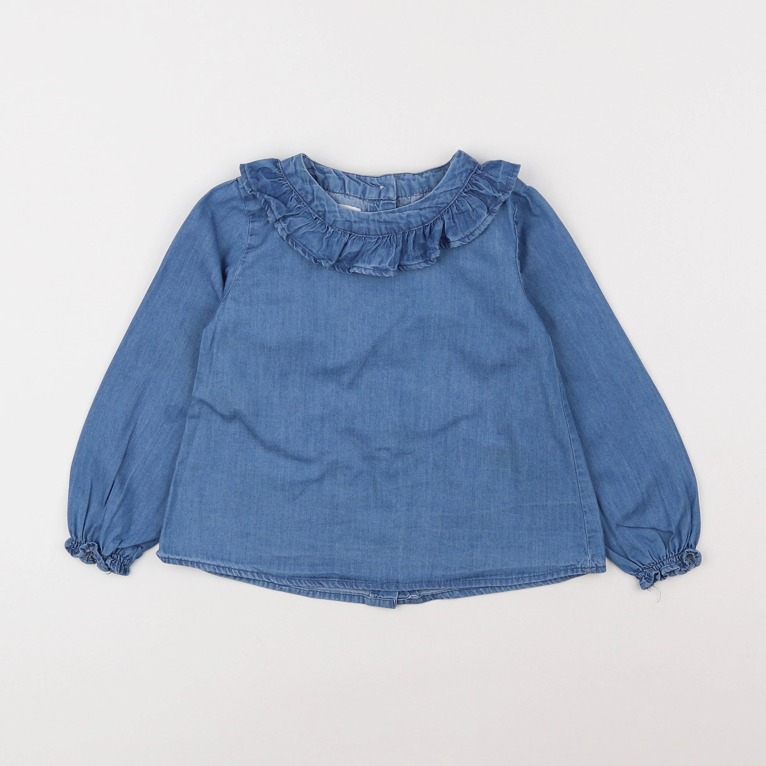 Gocco - blouse bleu - 3/4 ans