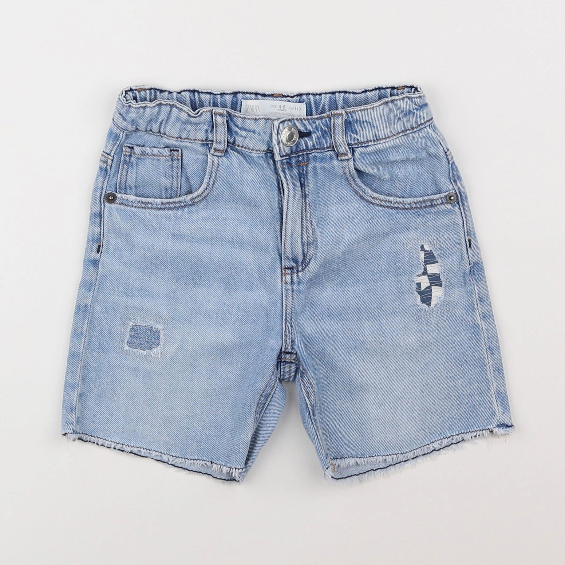 Zara - short bleu - 4/5 ans