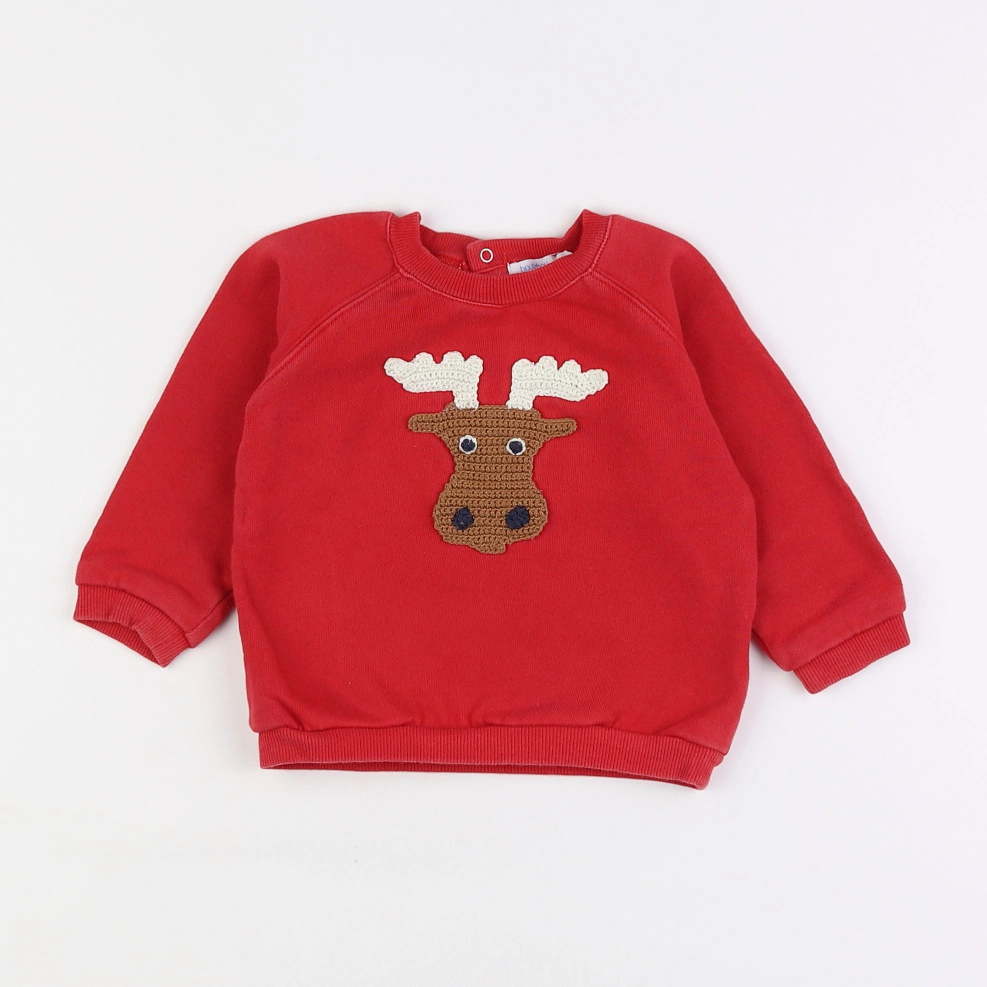 Boutchou - sweat rouge - 18 mois