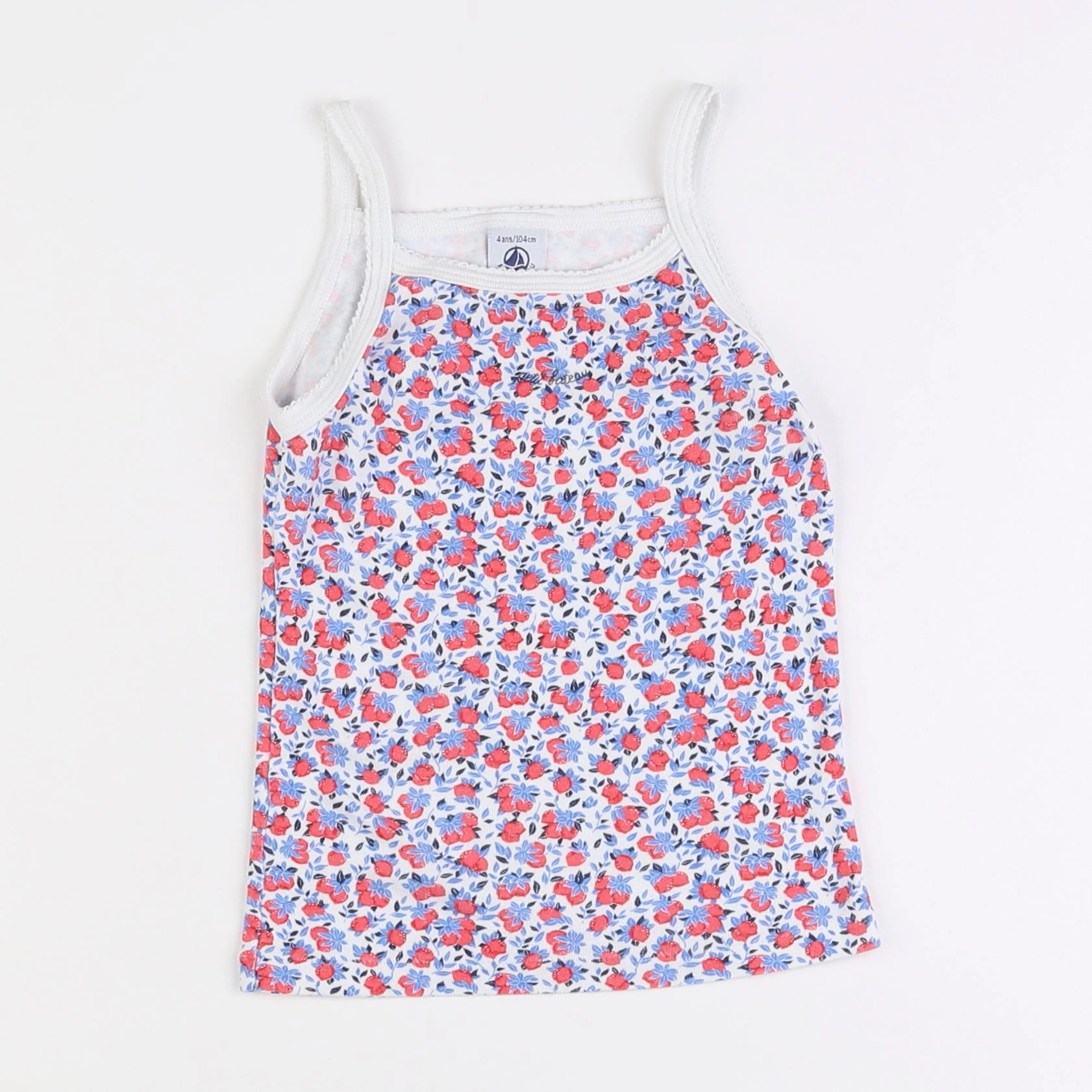 Petit Bateau - maillot de corps multicolore - 4 ans