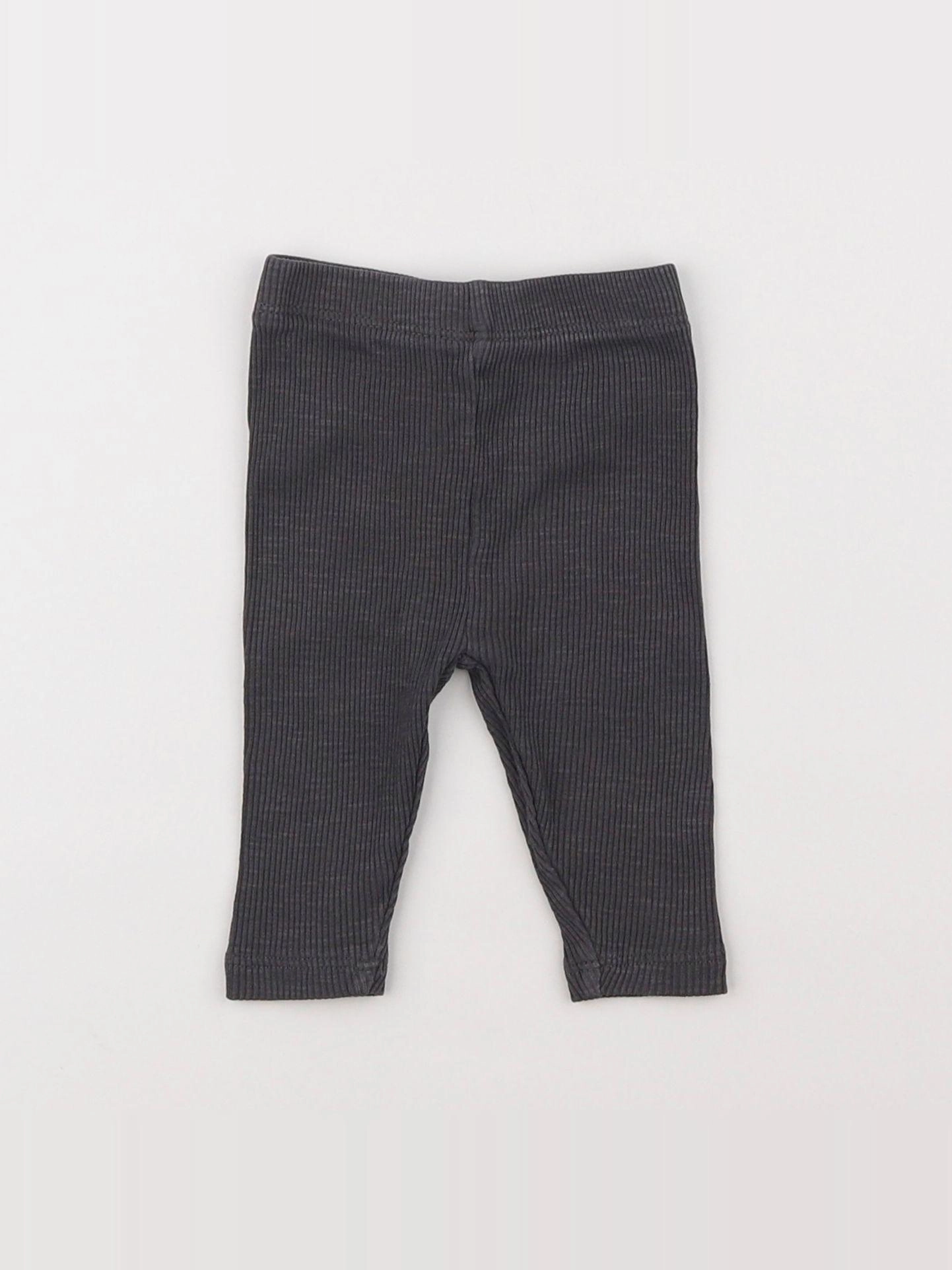 Vertbaudet - legging gris - 3 mois