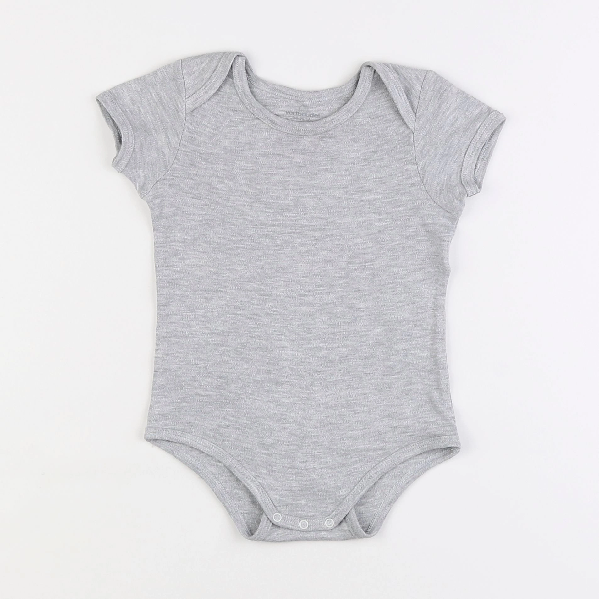 Vertbaudet - body gris - 2 ans