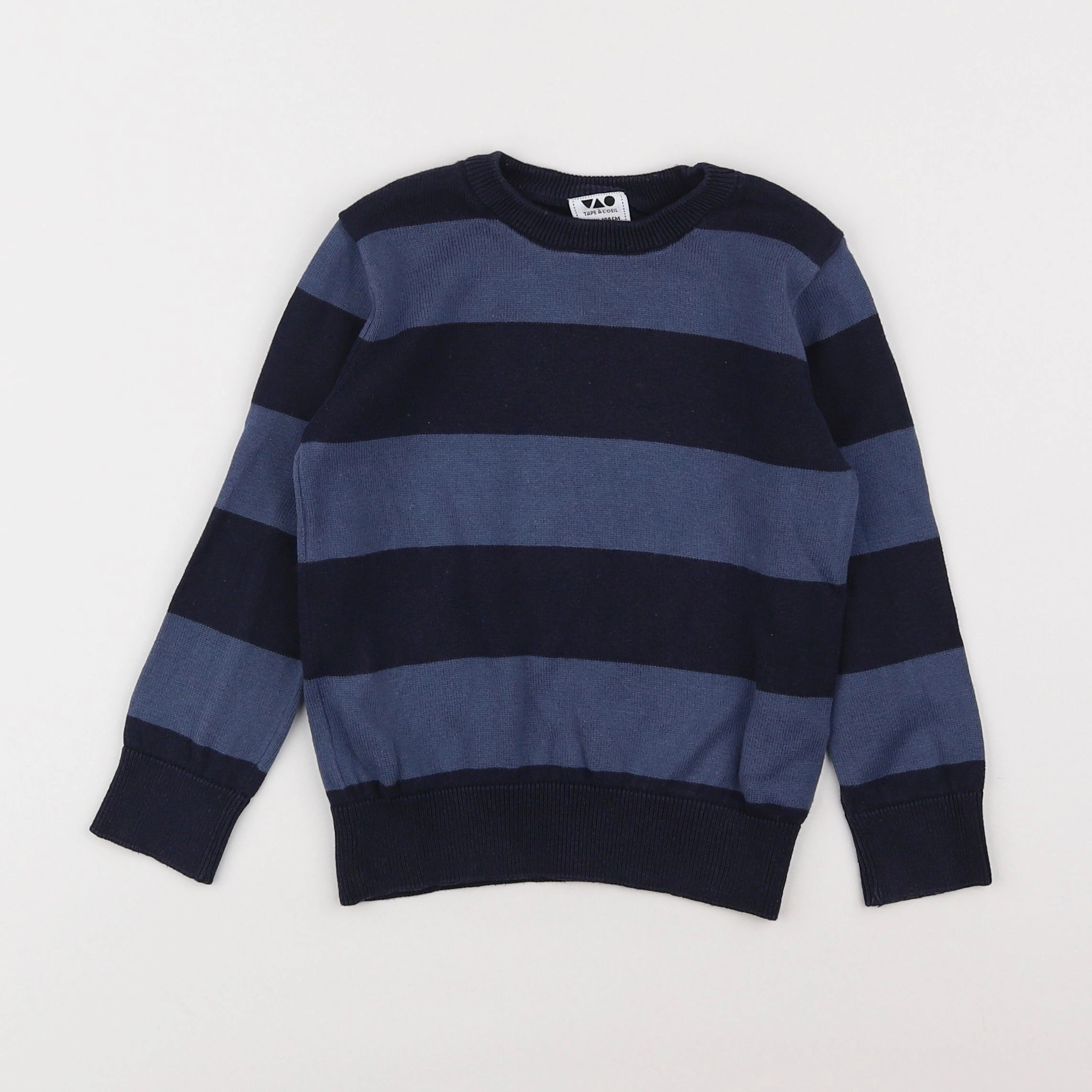 Tape à l'oeil - pull bleu - 4 ans