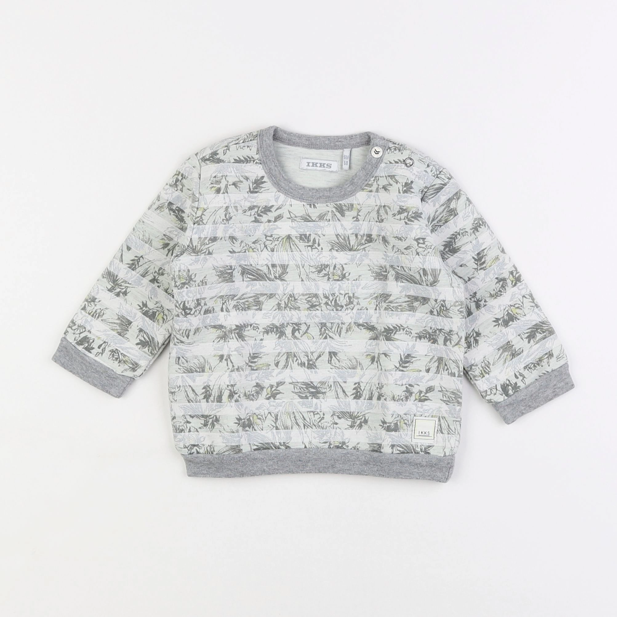 IKKS - sweat vert - 6 mois
