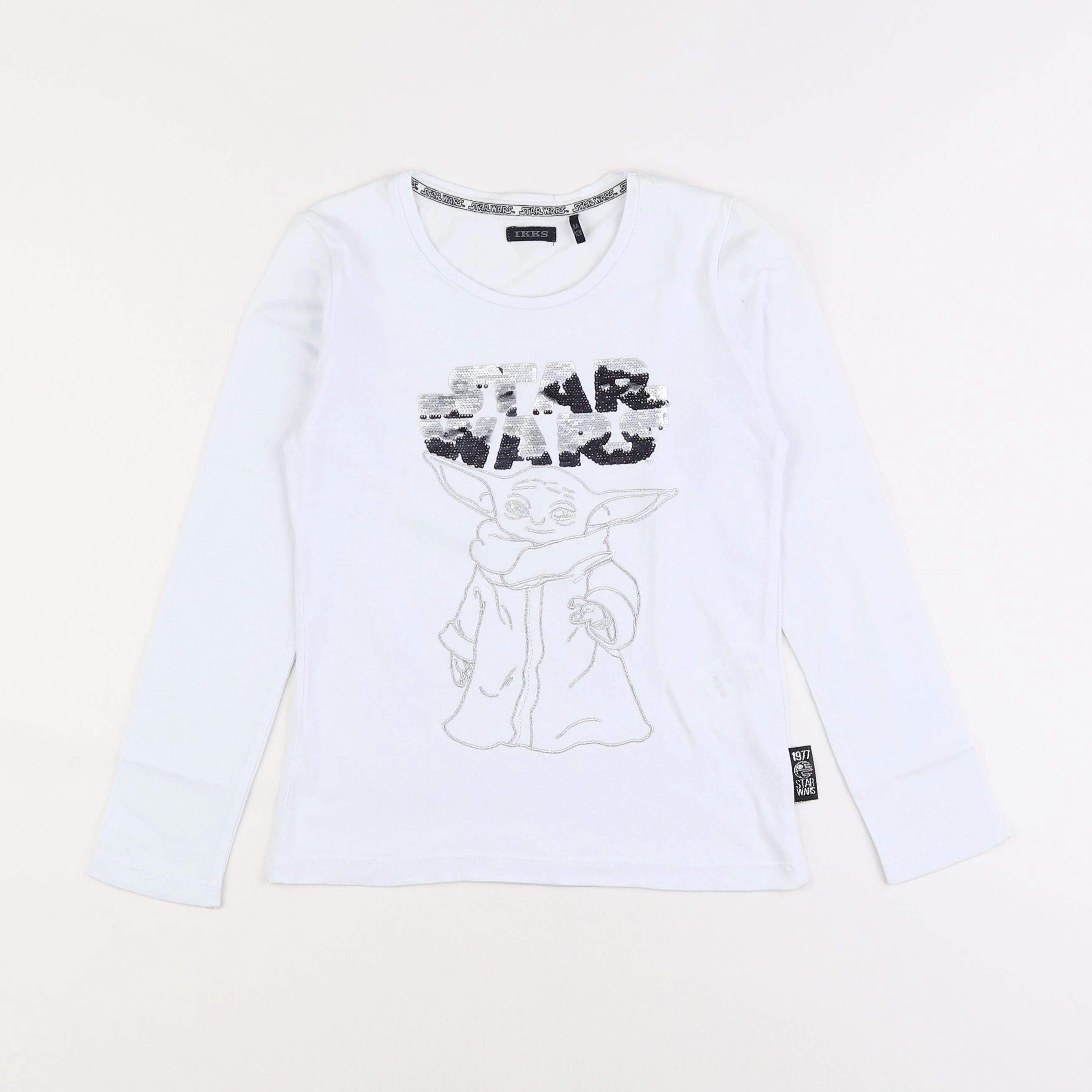 IKKS - tee-shirt blanc - 8 ans