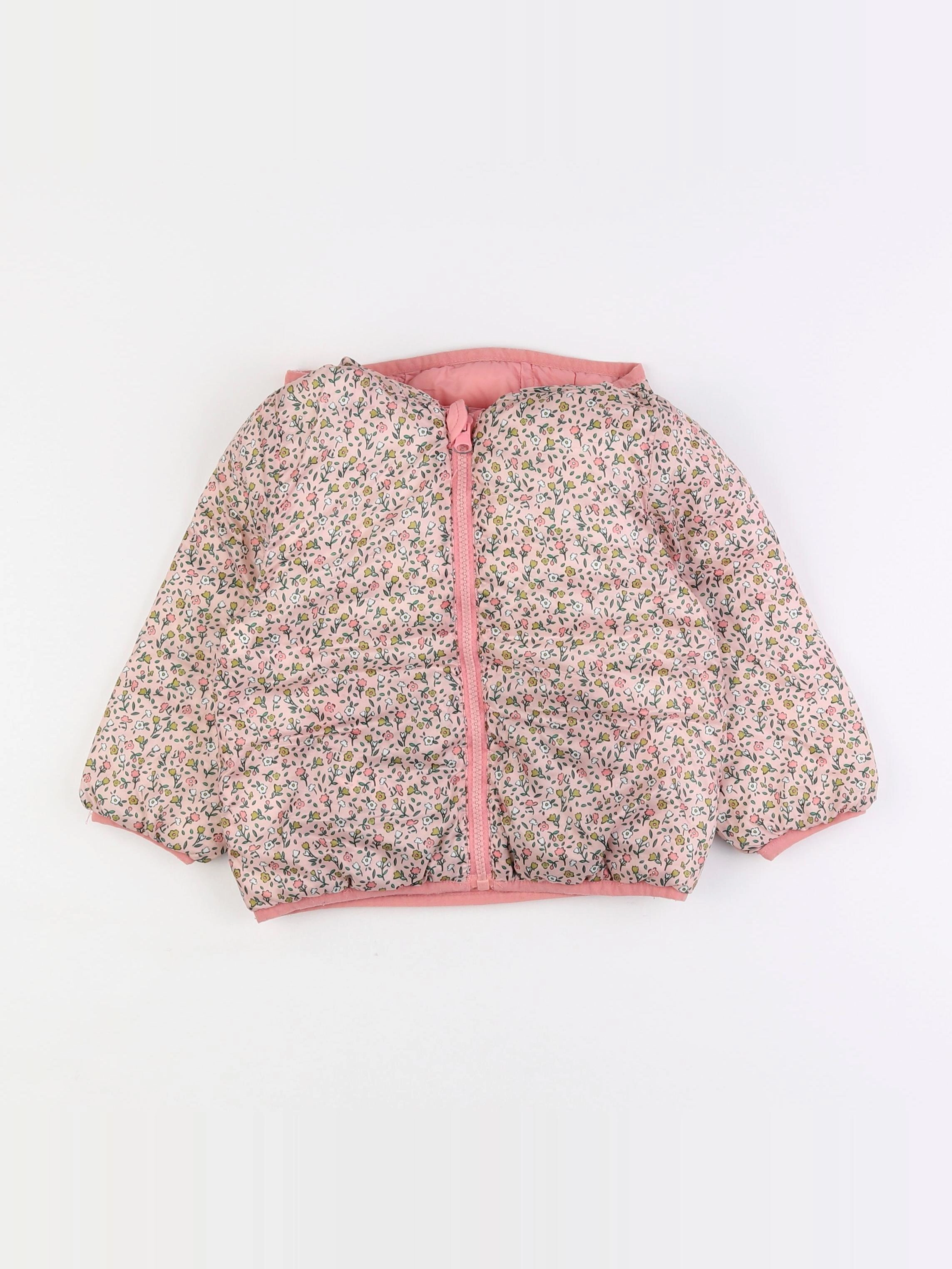 Vertbaudet - doudoune réversible multicolore - 2 ans