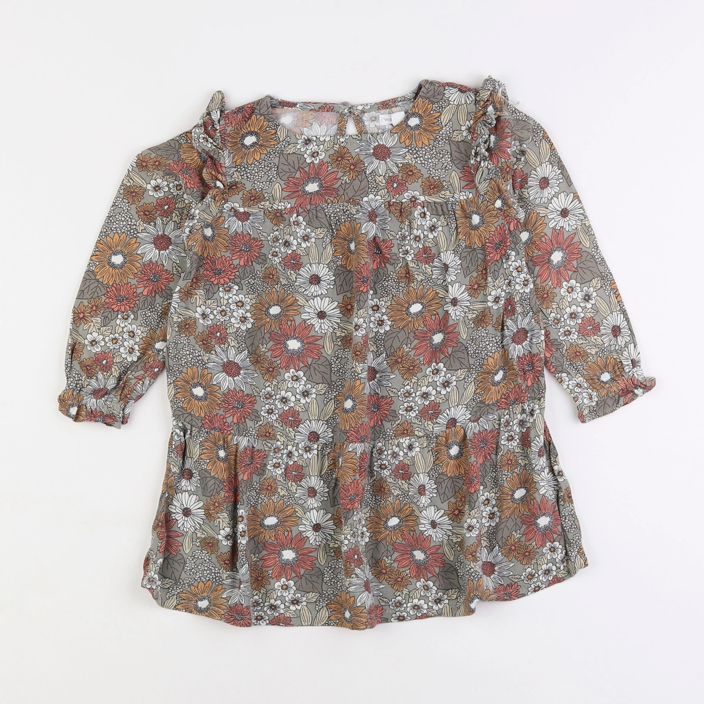Vertbaudet - robe multicolore - 3 ans